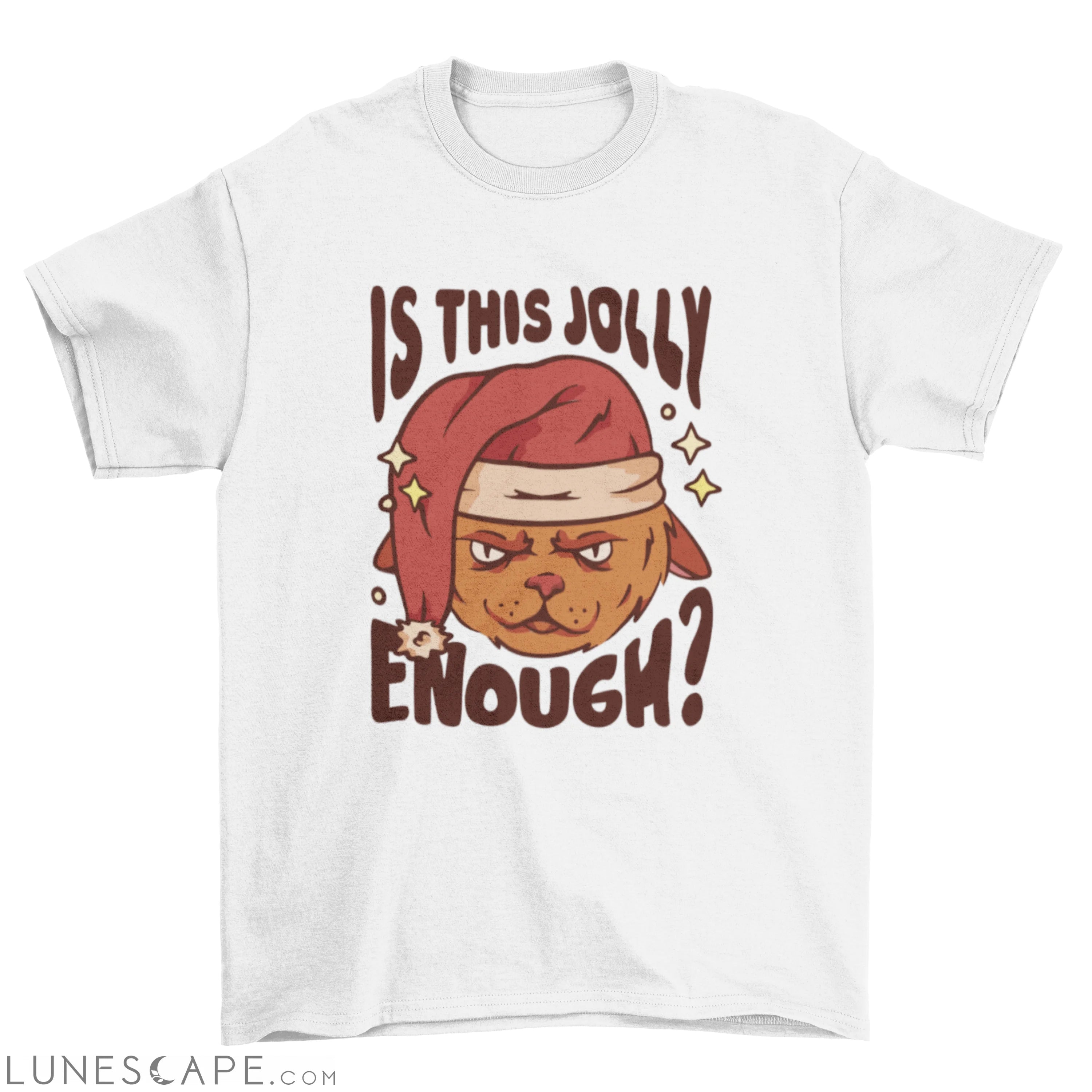 Cool anti-Christmas quote t-shirt design LUNESCAPE