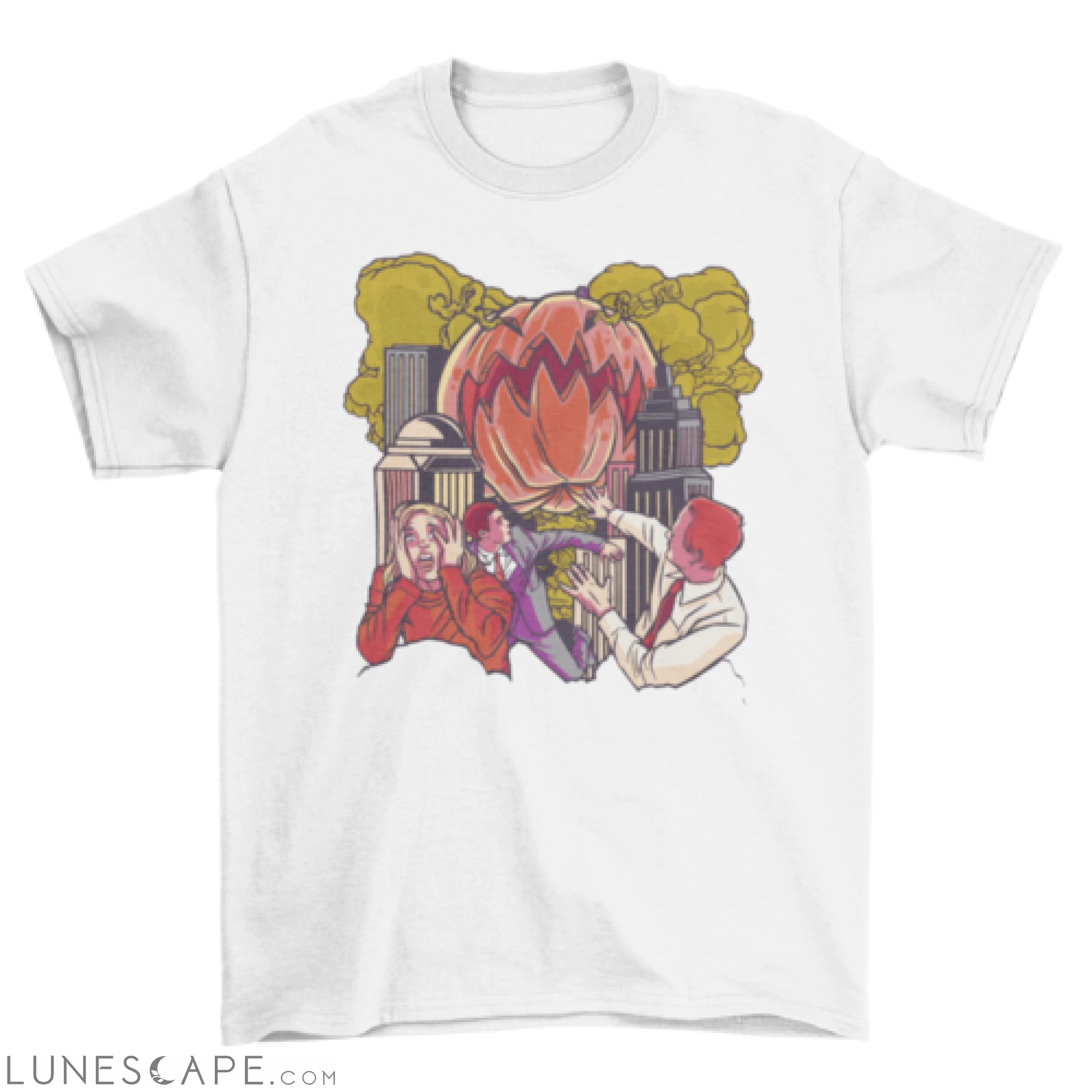 Cool pumpkin monster t-shirt LUNESCAPE