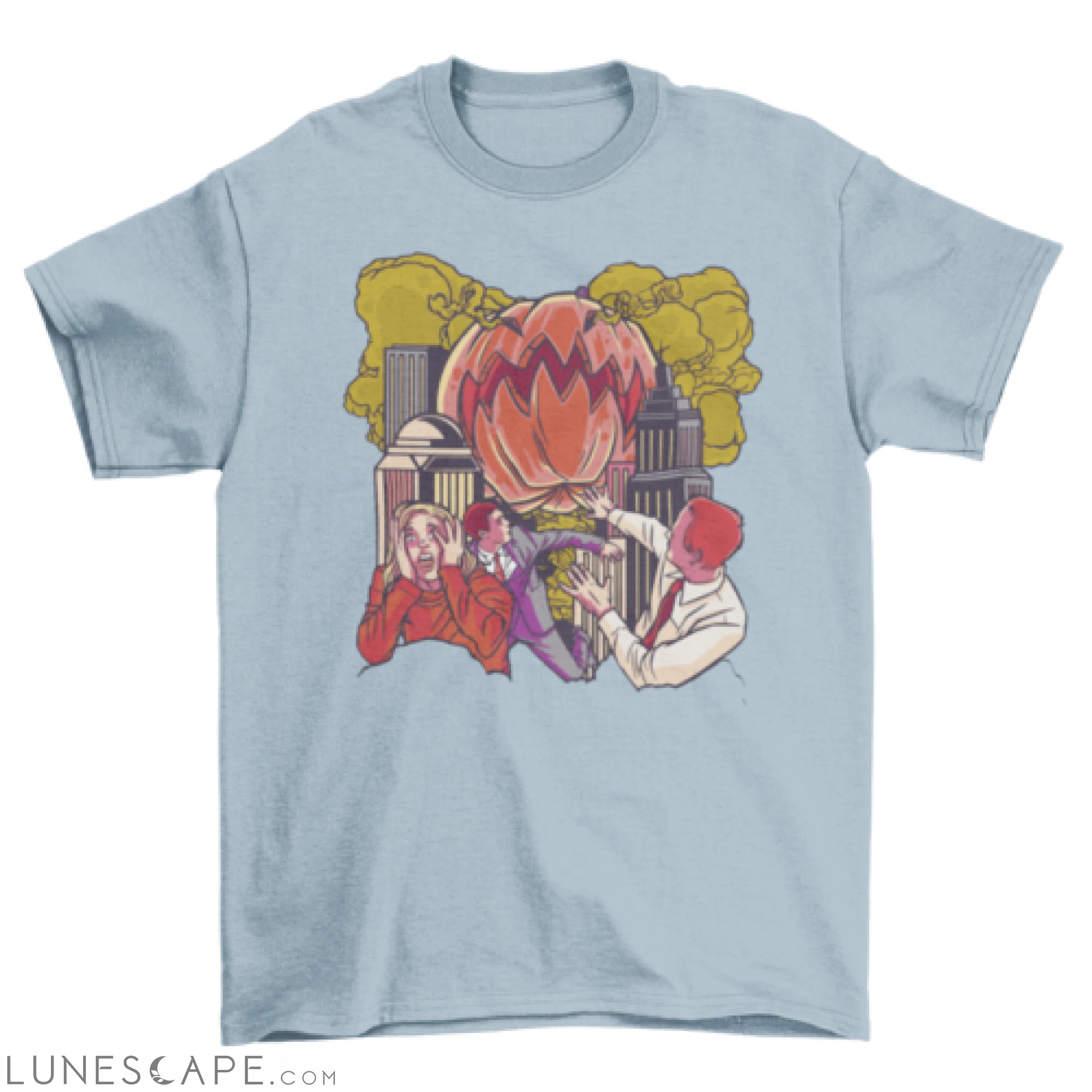 Cool pumpkin monster t-shirt LUNESCAPE
