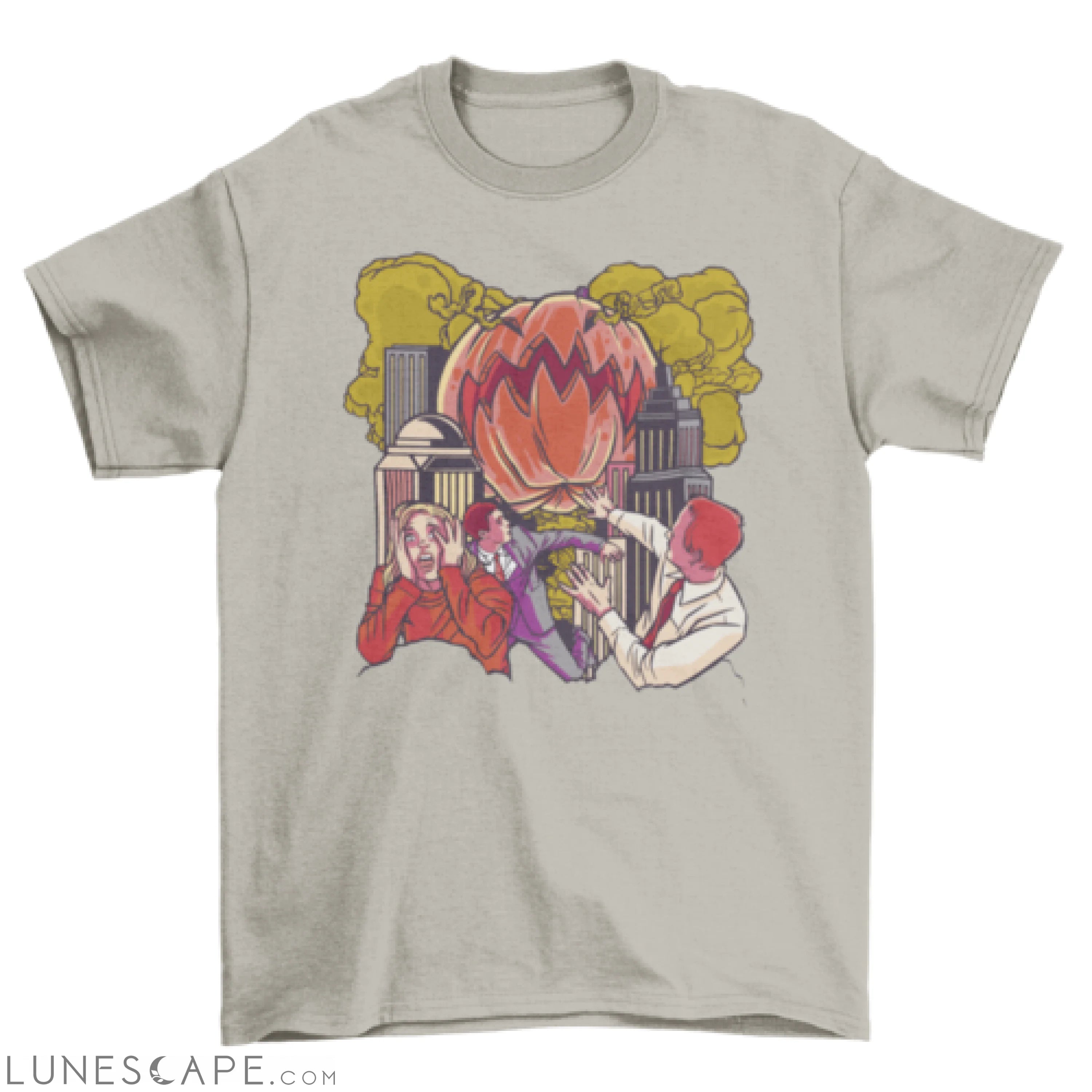 Cool pumpkin monster t-shirt LUNESCAPE