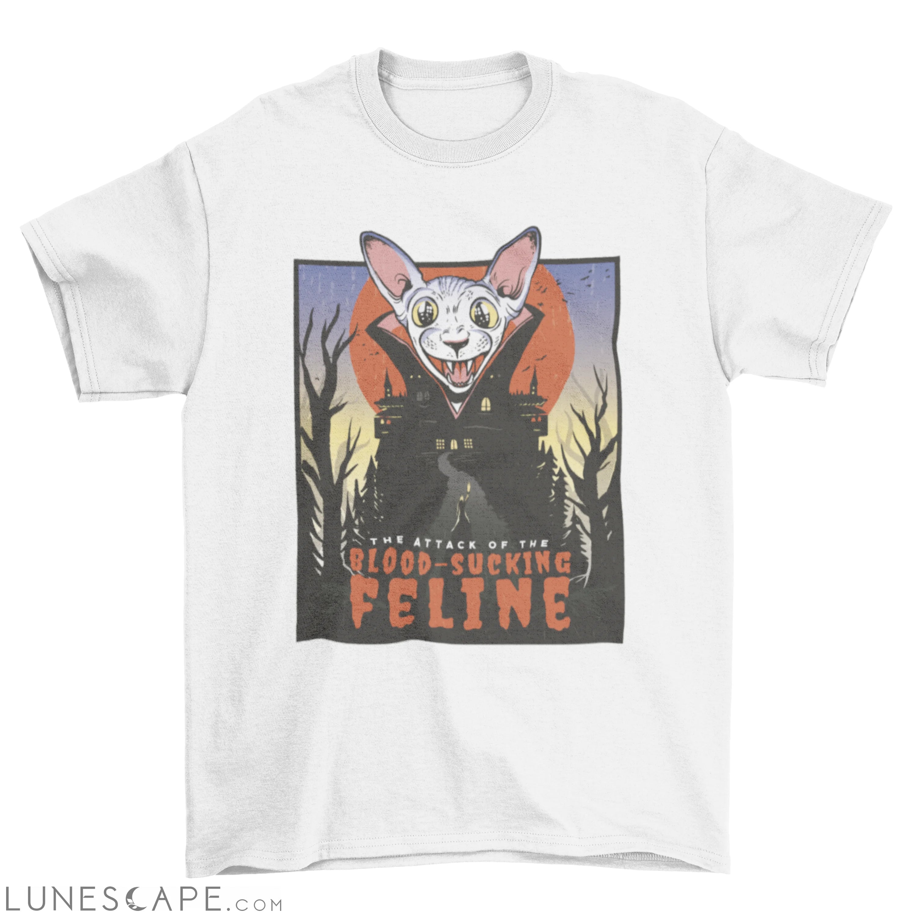Cool vampire cat t-shirt LUNESCAPE