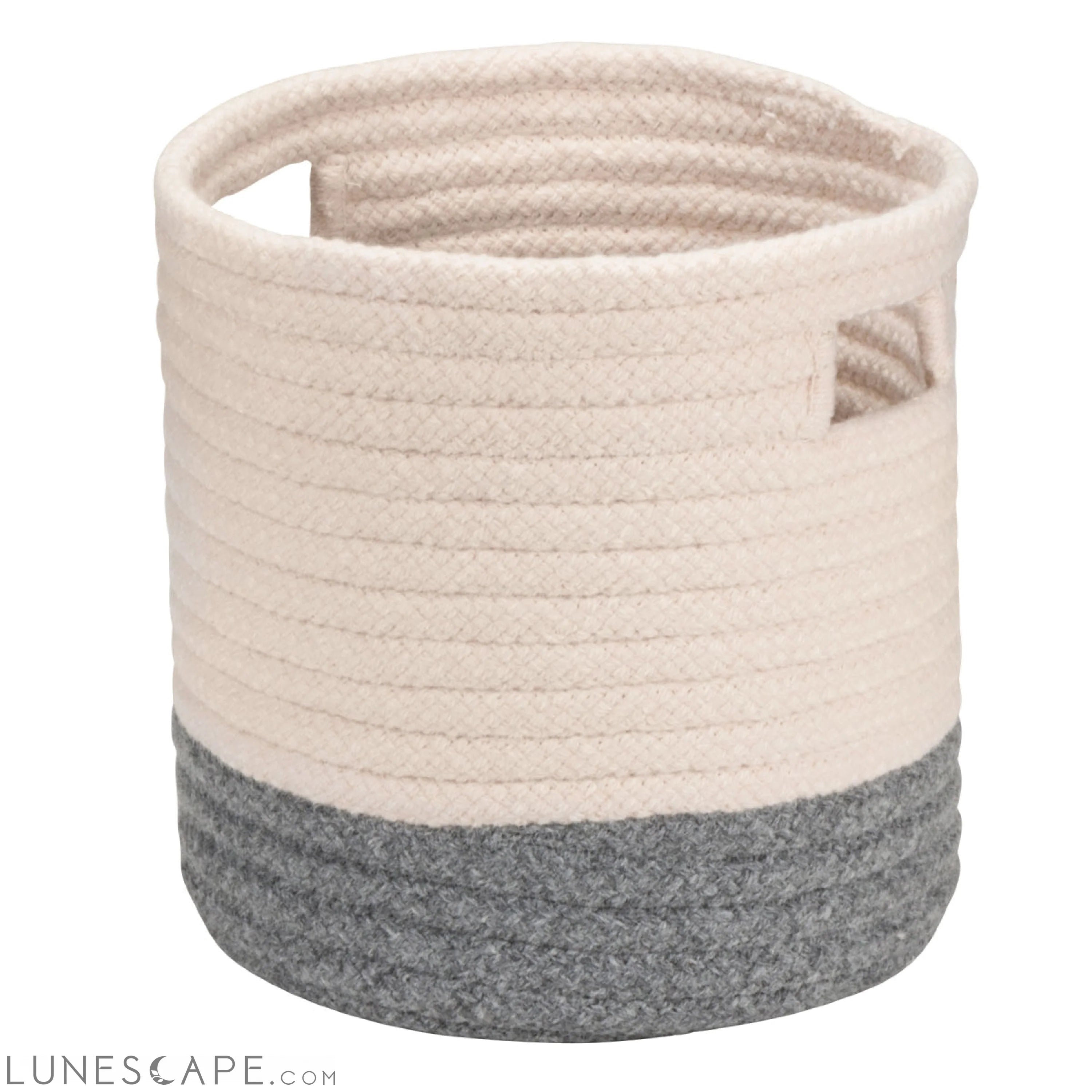 Cortland Basket, Grey - 20 x 20 x 16 in. LUNESCAPE