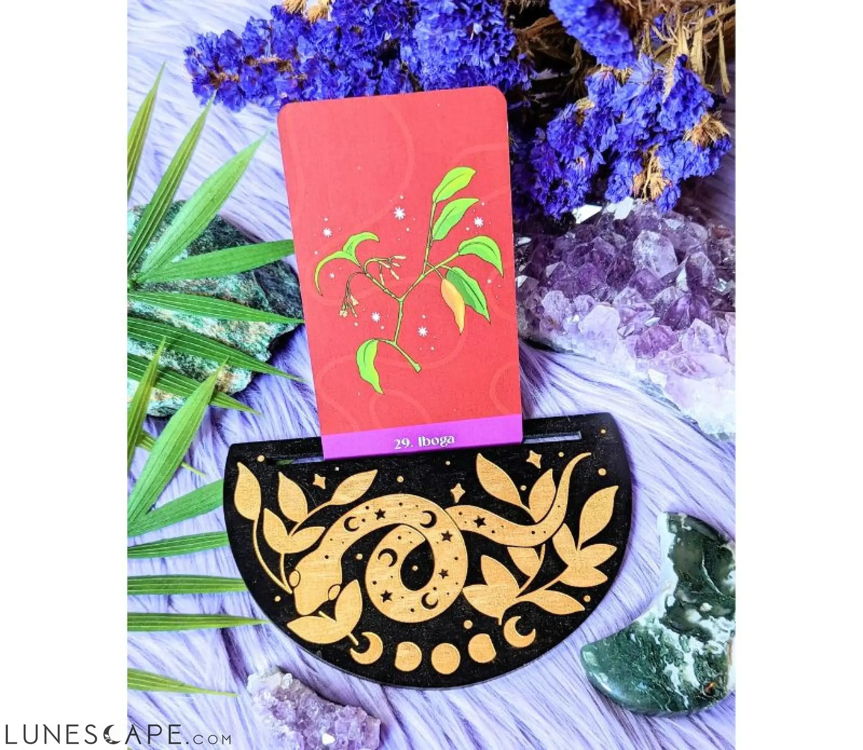 Cosmic Serpent Oracle Card Holder | Goddess Provisions LUNESCAPE