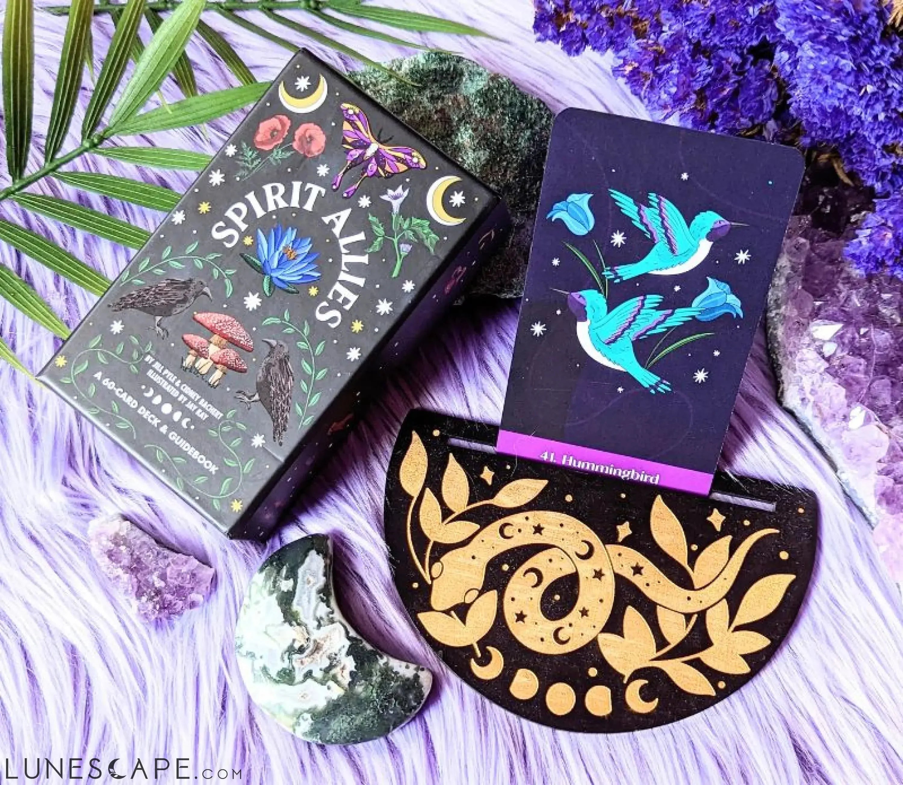 Cosmic Serpent Oracle Card Holder | Goddess Provisions LUNESCAPE