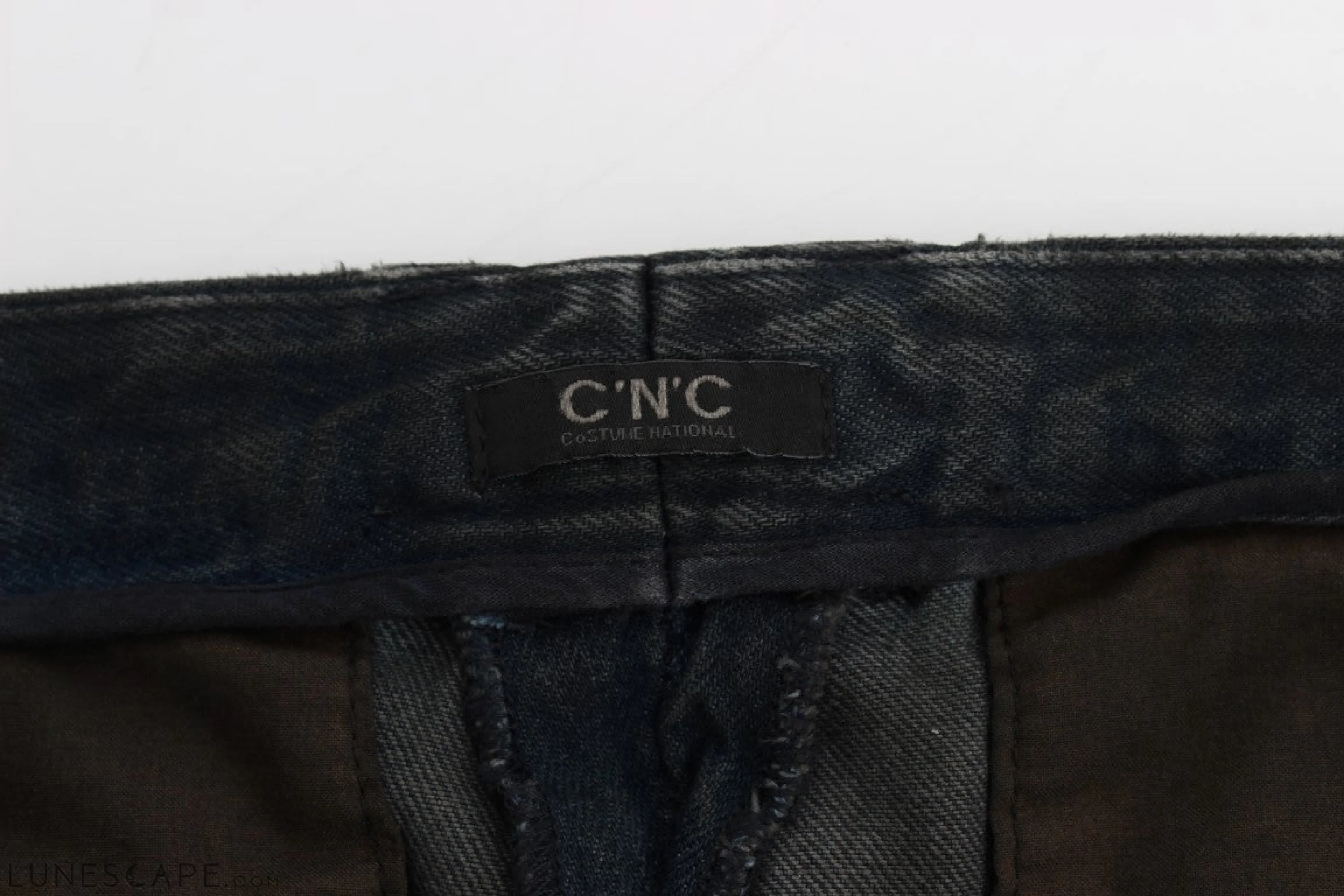 Costume National Chic Blue Slim Fit Denim Jeans LUNESCAPE