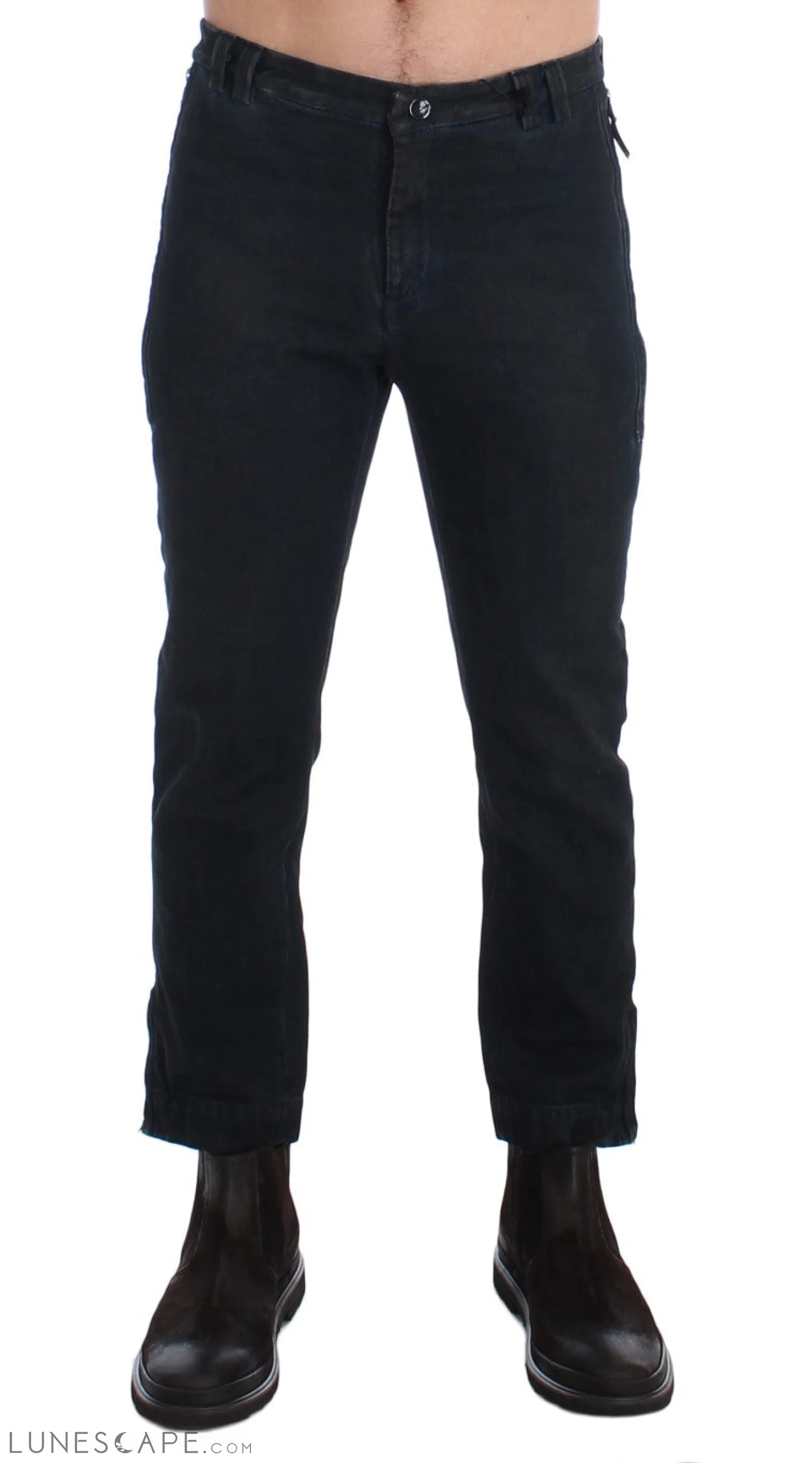 Costume National Chic Blue Slim Fit Denim Jeans LUNESCAPE