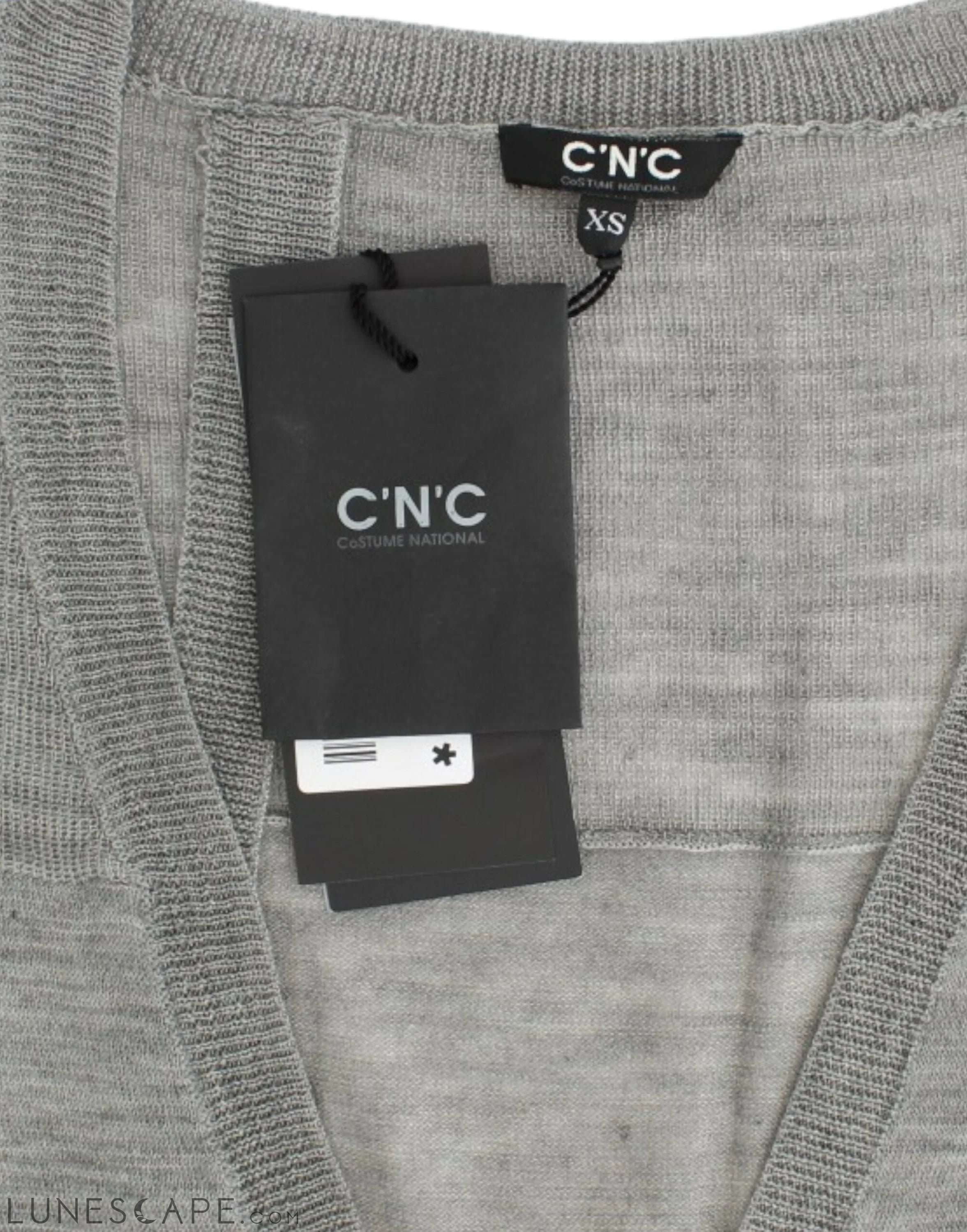 Costume National Chic Gray Lightweight Cardigan LUNESCAPE