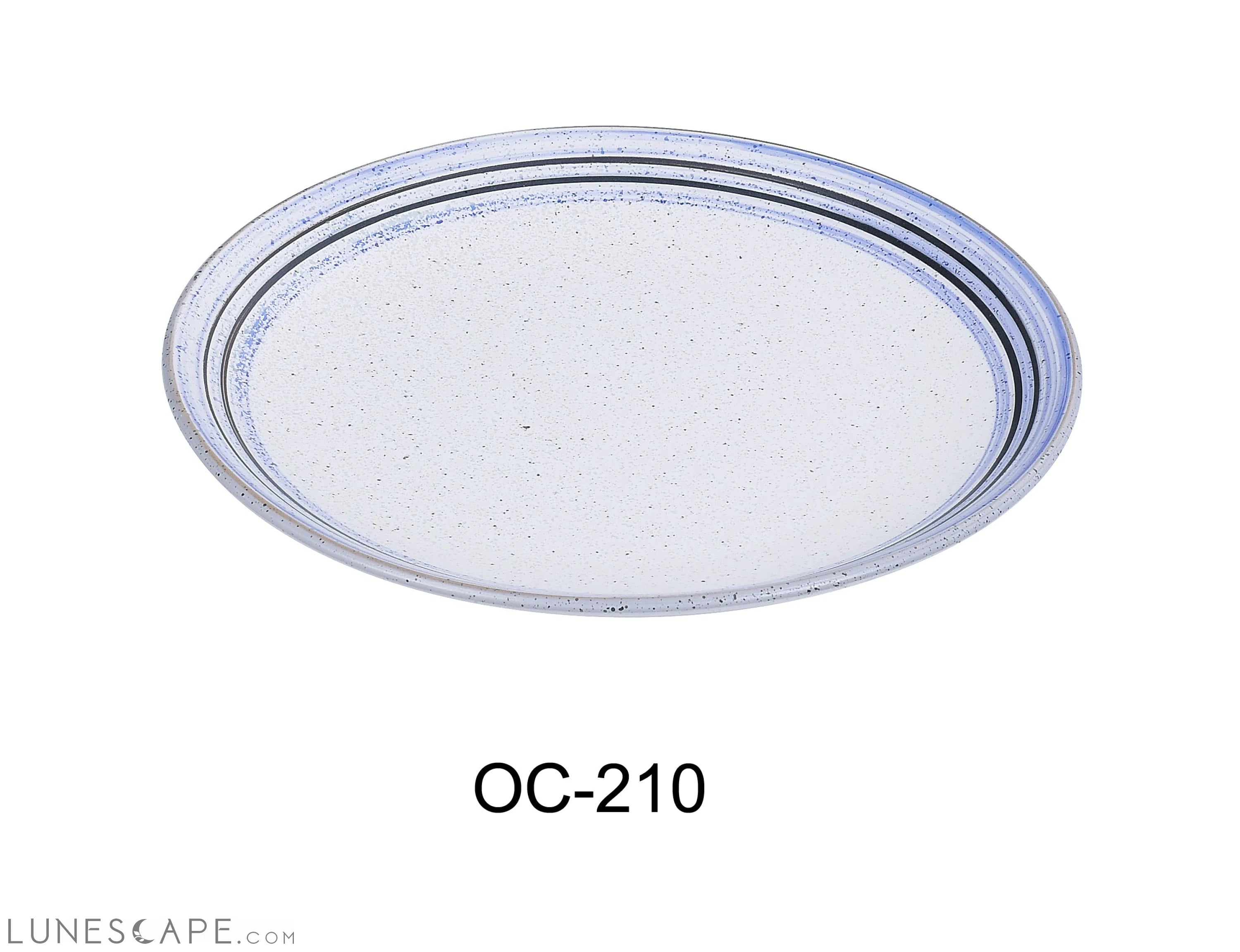 COUPE SHAPE OVAL Dinner PLATE 10" X 1" LUNESCAPE