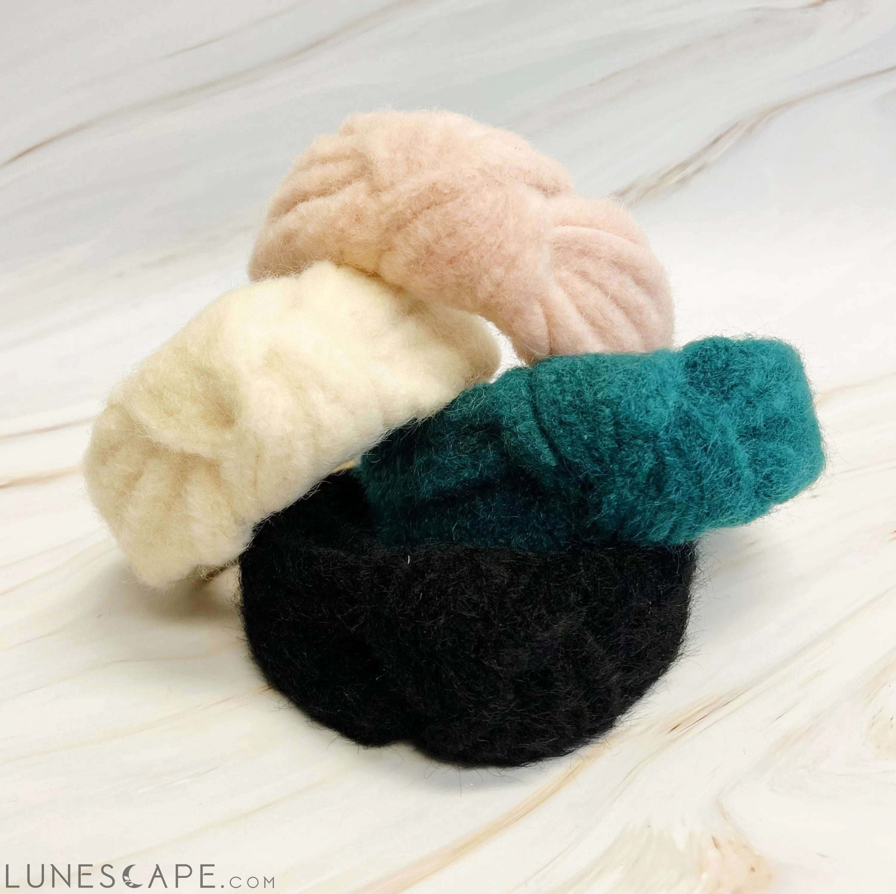 Cozy Fuzzy Cloud Knotted Headband LUNESCAPE