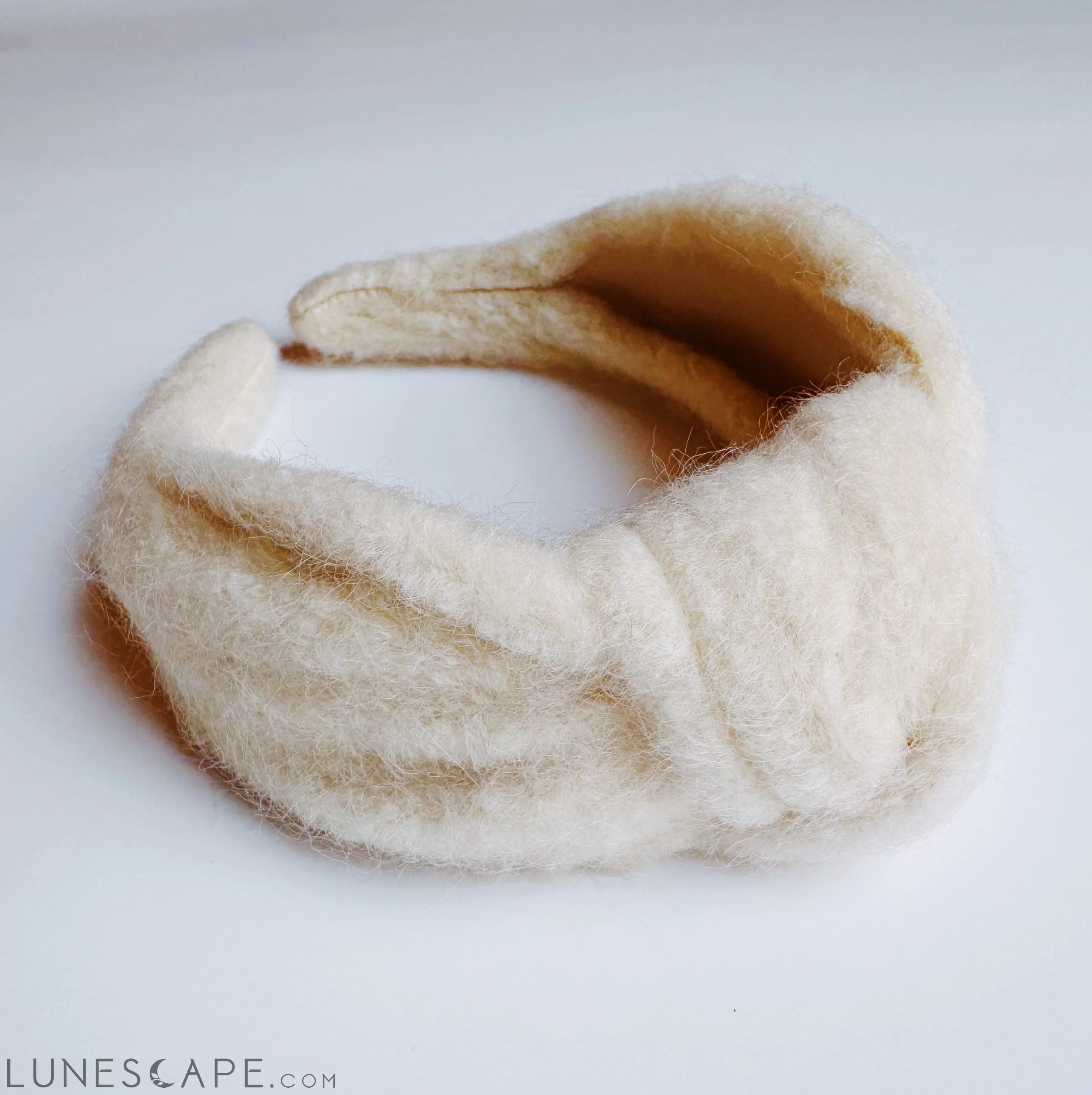 Cozy Fuzzy Cloud Knotted Headband LUNESCAPE