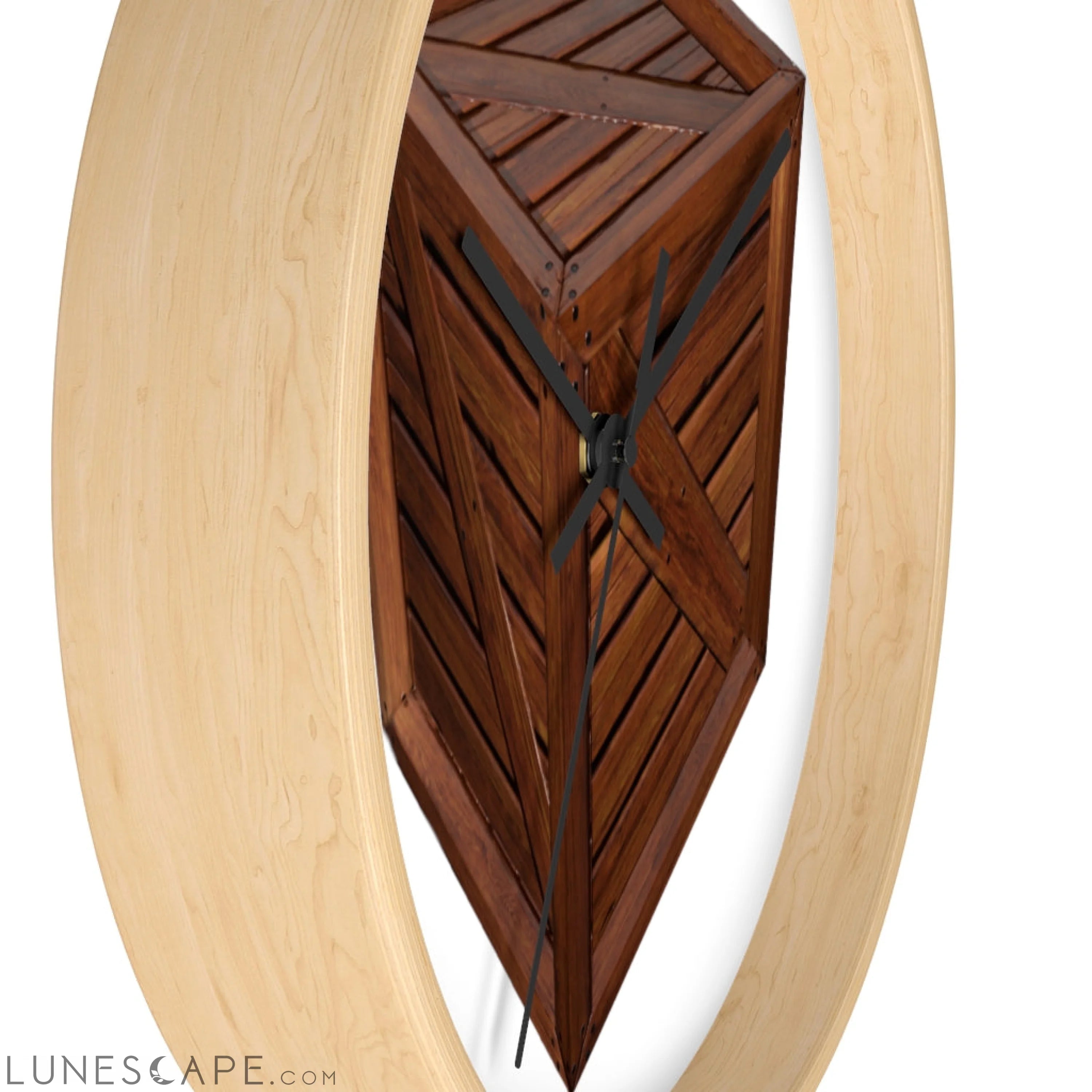 Crate Wall clock LUNESCAPE