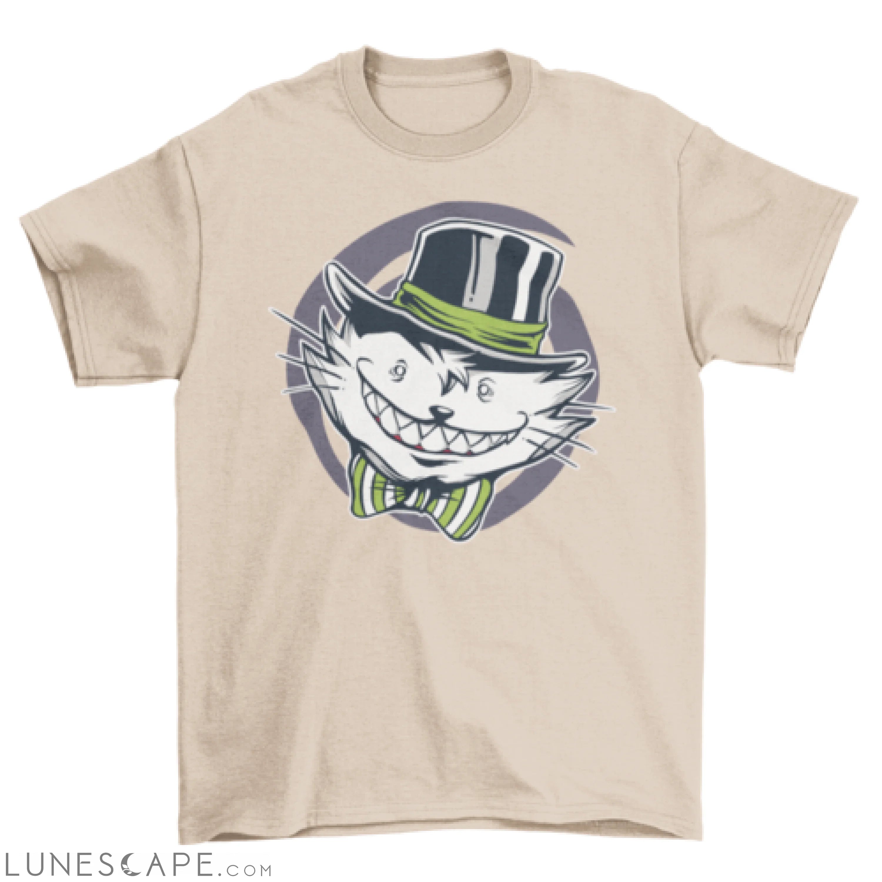 Crazy Creepy Cat T-shirt LUNESCAPE
