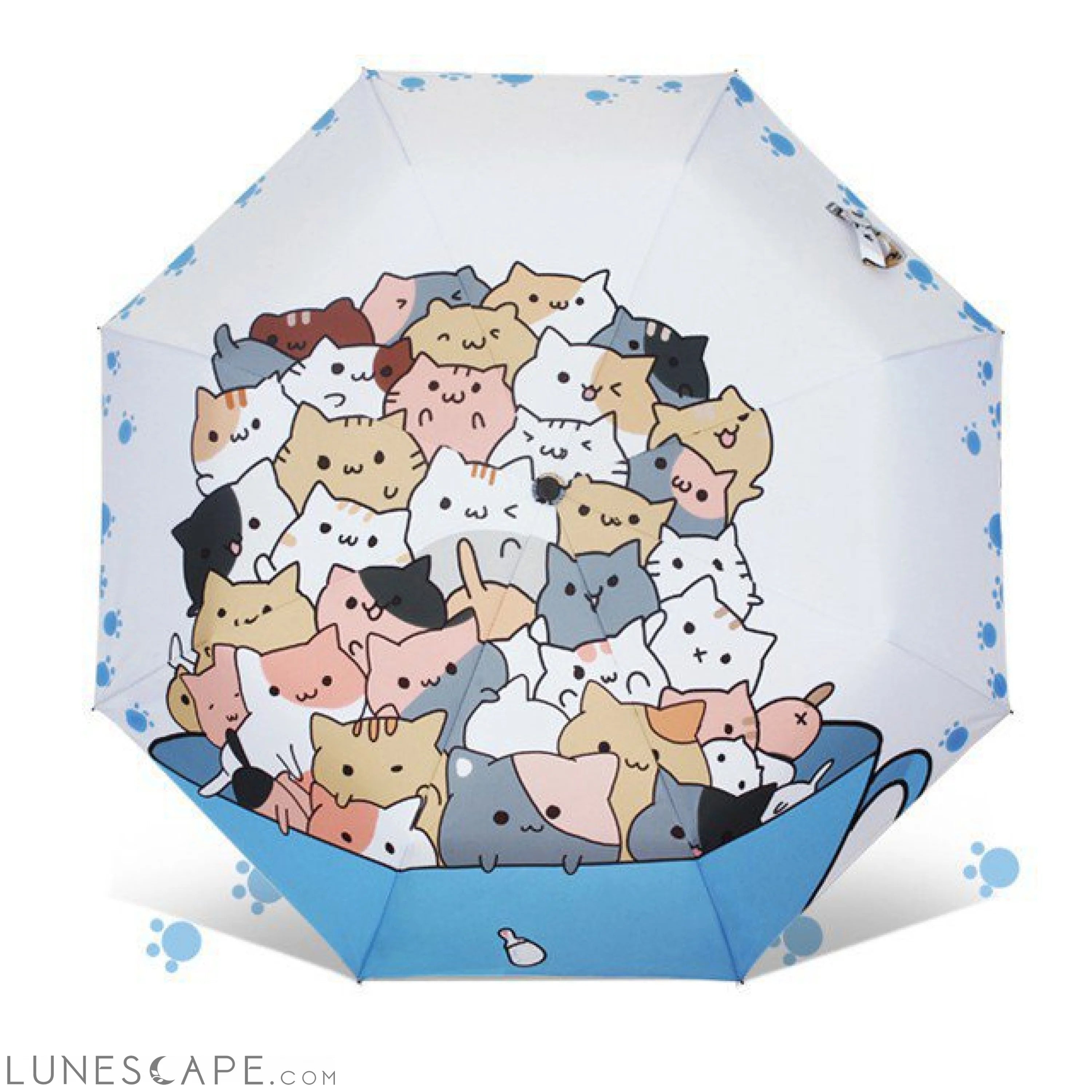 Creative Cartoon Cat Cute Sunny Painting Umbrella LUNESCAPE