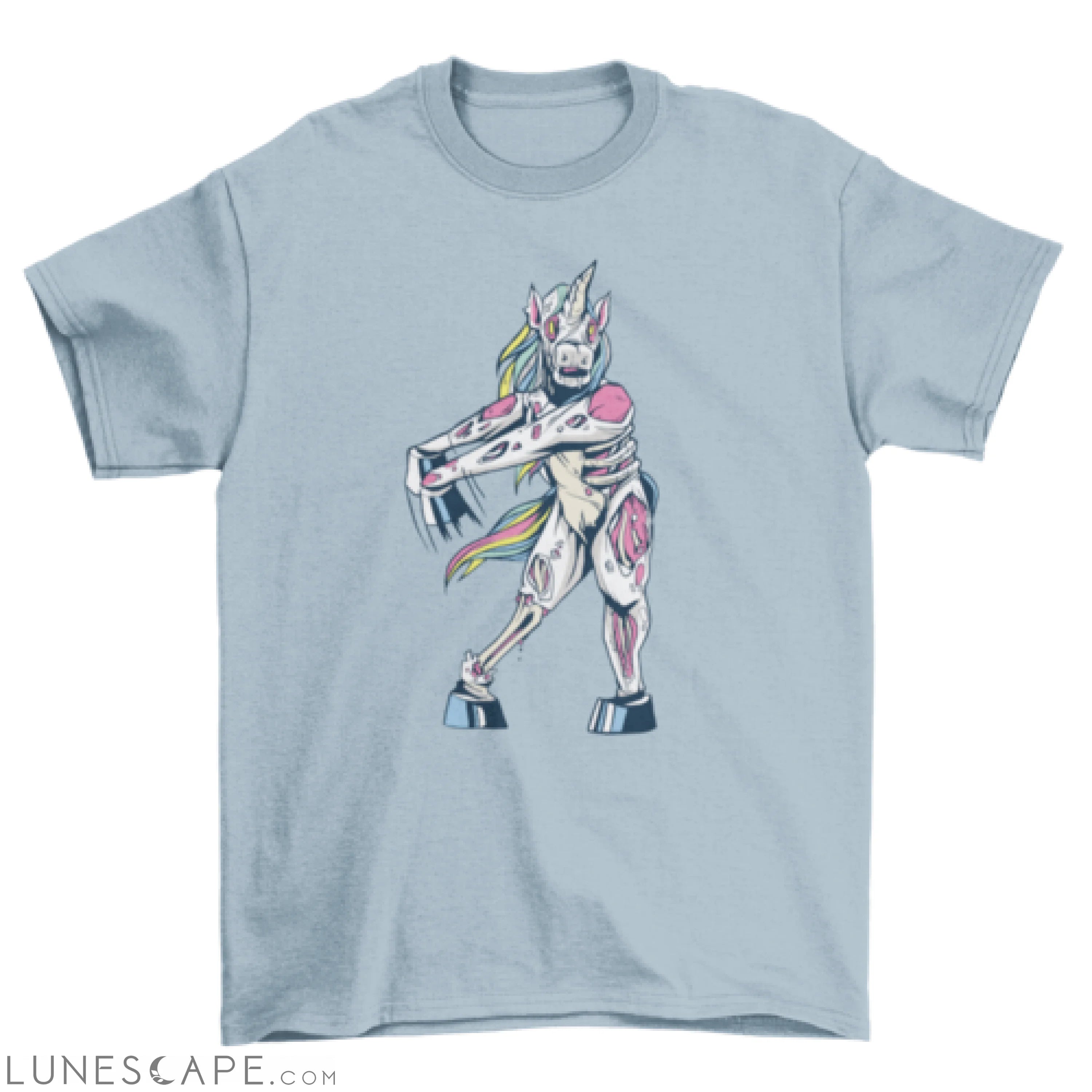 Creepy floss unicorn t-shirt LUNESCAPE