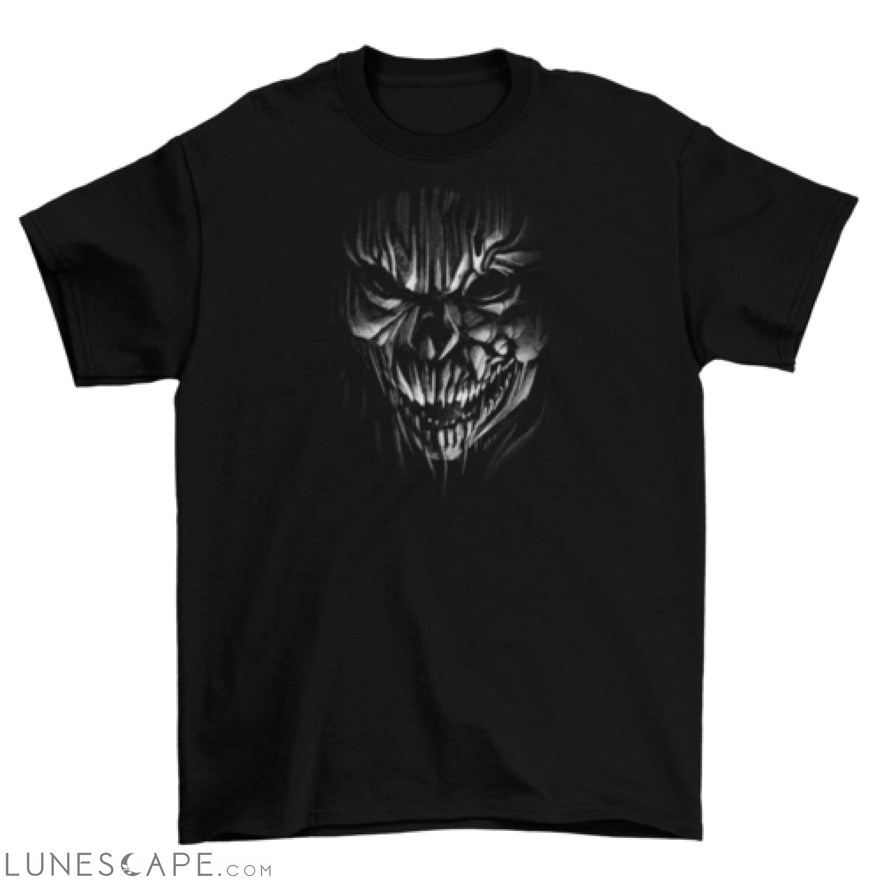 Creepy skull monster t-shirt LUNESCAPE