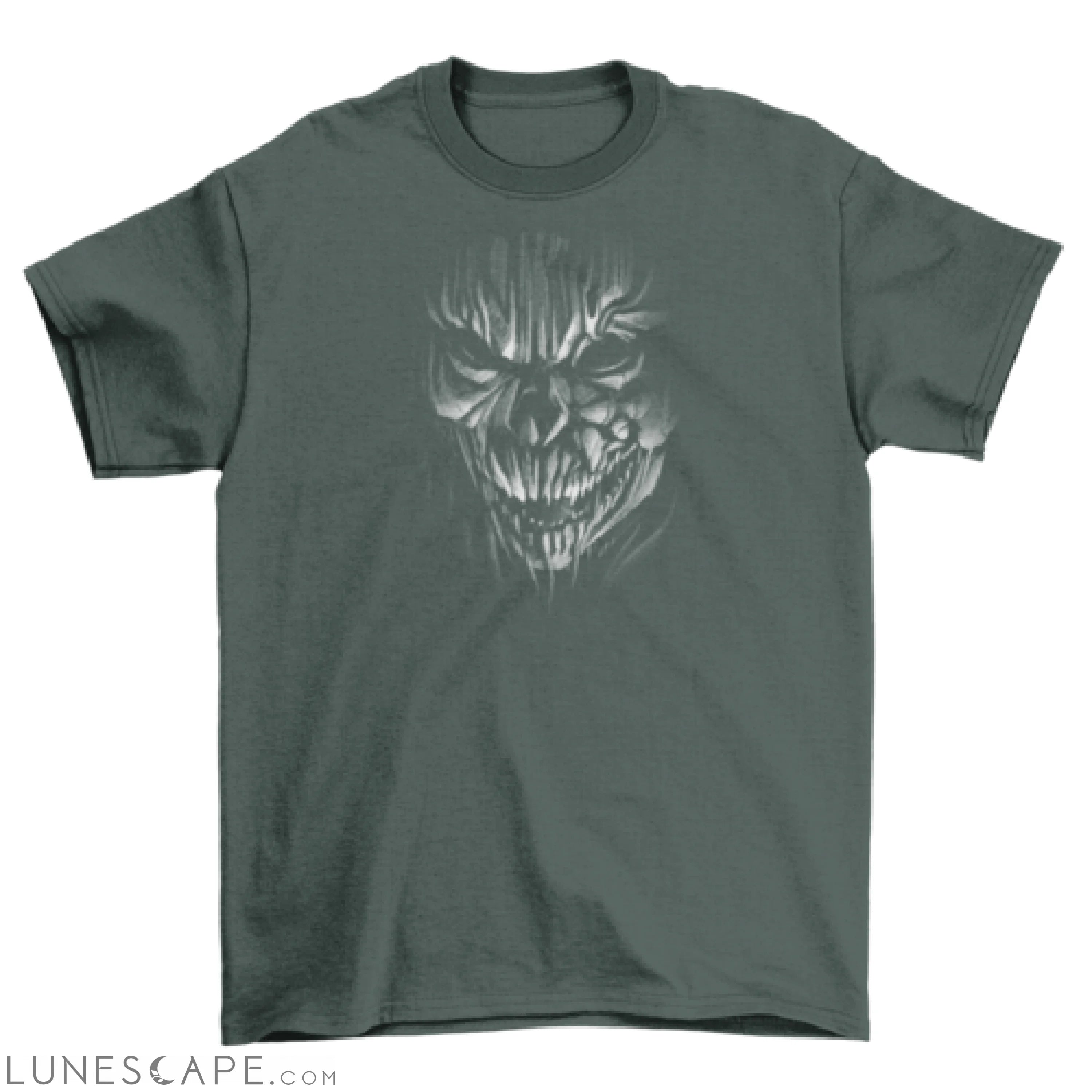 Creepy skull monster t-shirt LUNESCAPE