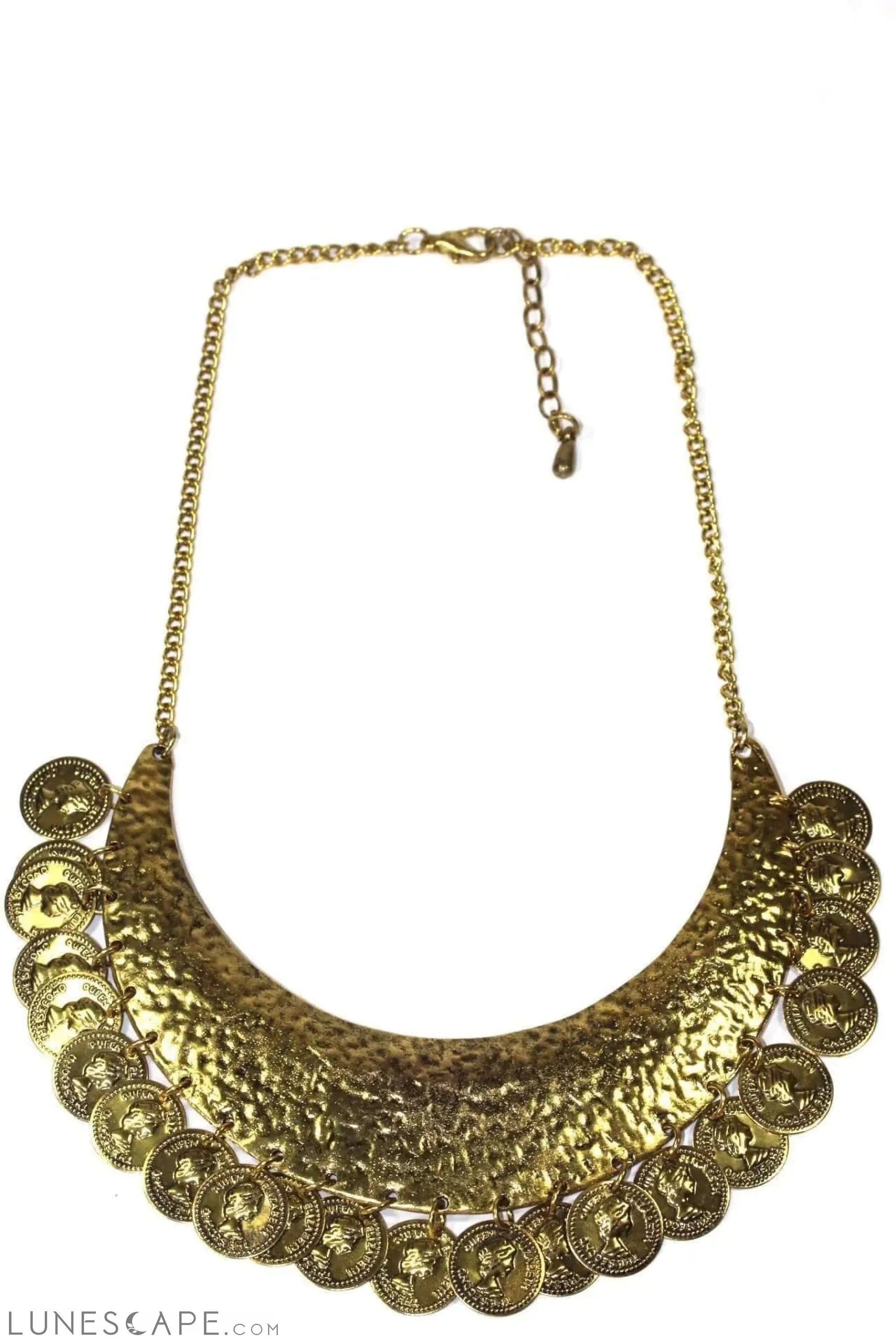 Crescent Abundance Coin Necklace LUNESCAPE