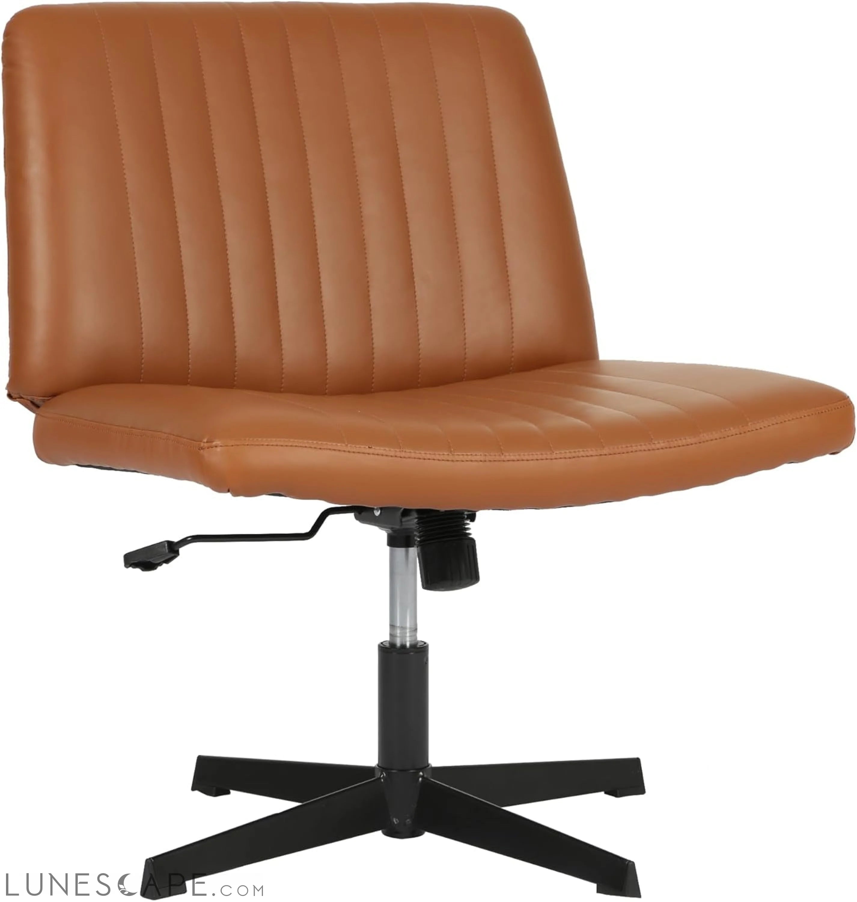 Criss Cross Chair Armless Cross Legged Office Desk Chair Adjustable LUNESCAPE