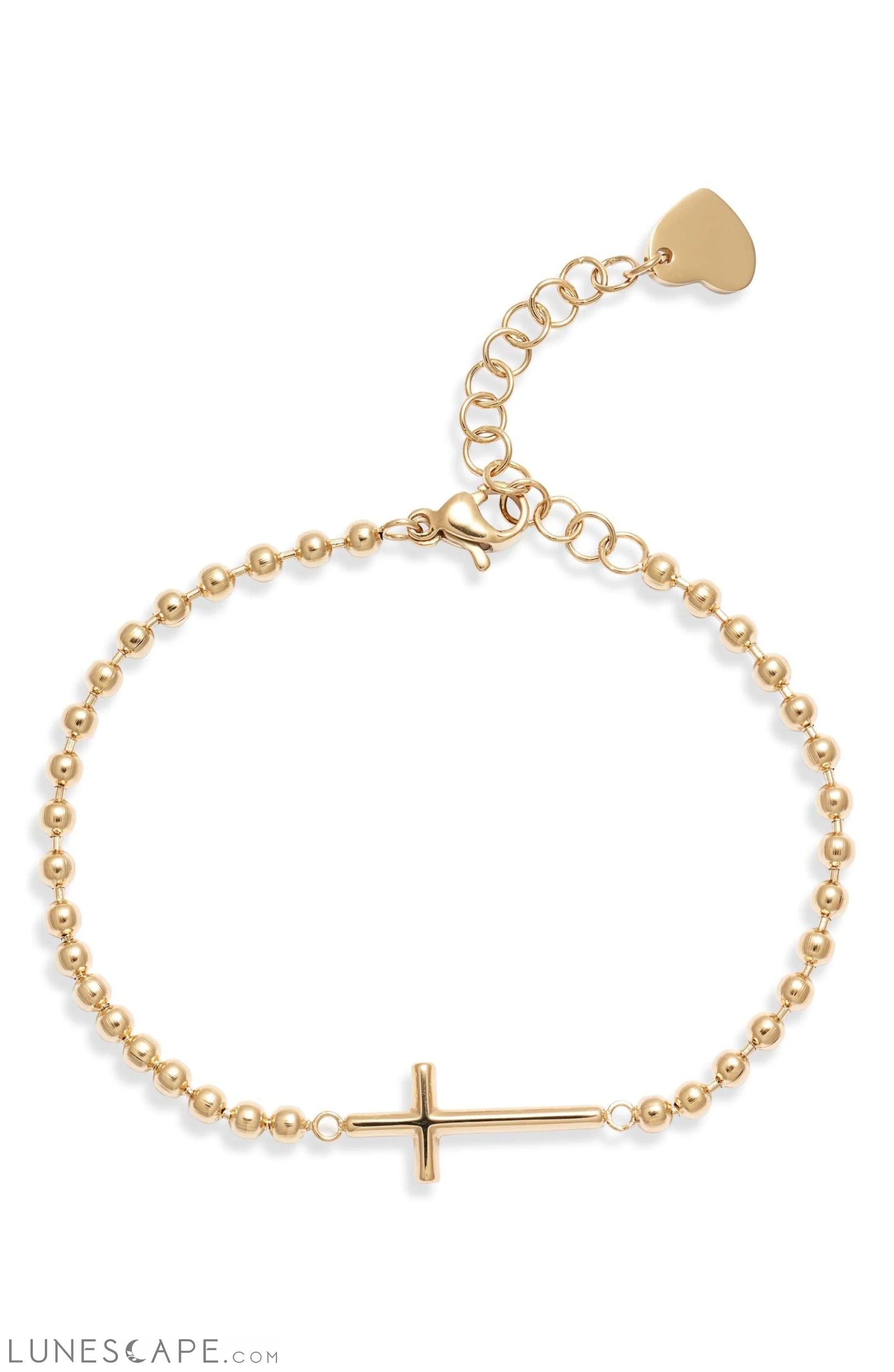 Cross Charm Bracelet | More Colors Available LUNESCAPE