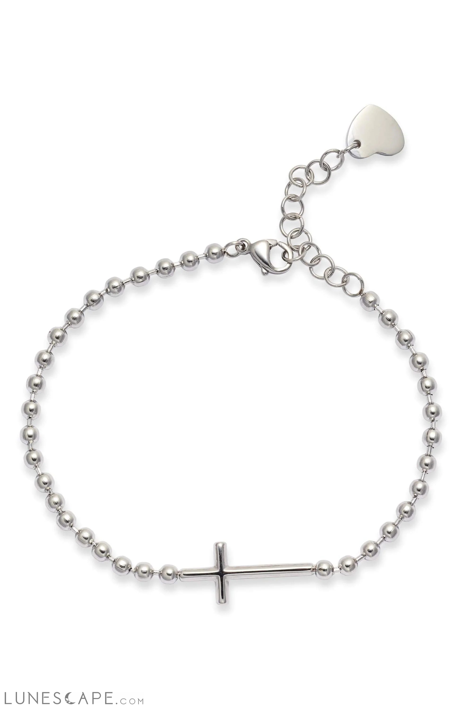 Cross Charm Bracelet | More Colors Available LUNESCAPE