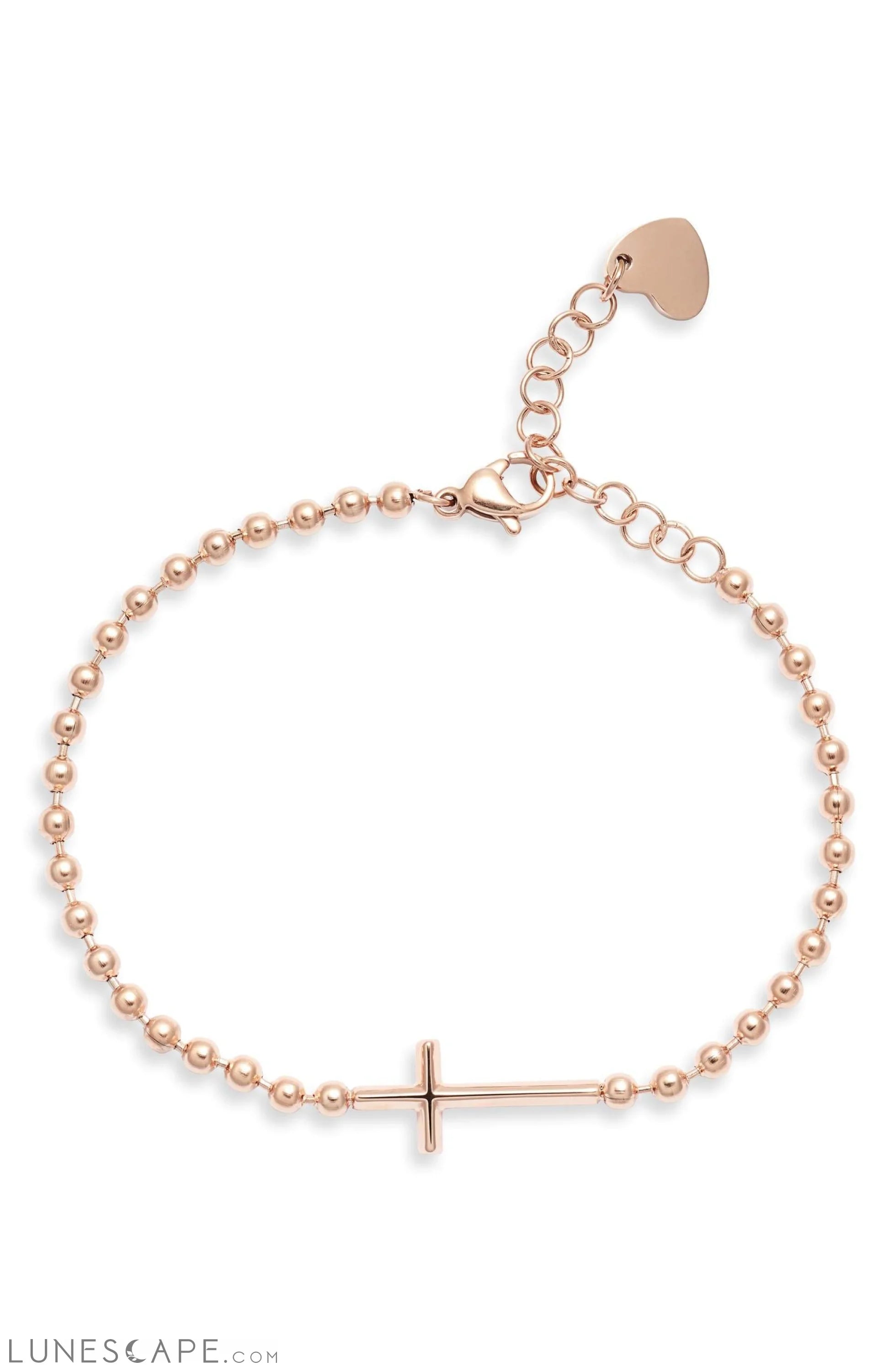 Cross Charm Bracelet | More Colors Available LUNESCAPE