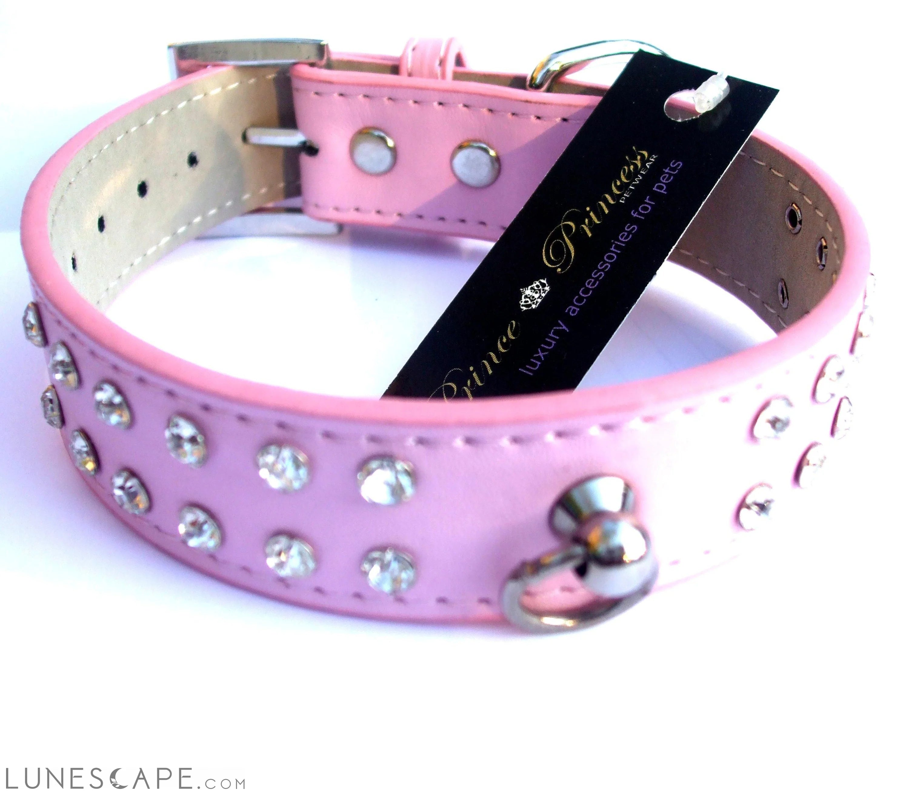 Crystal Encrusted Dog Collars 10-20" LUNESCAPE