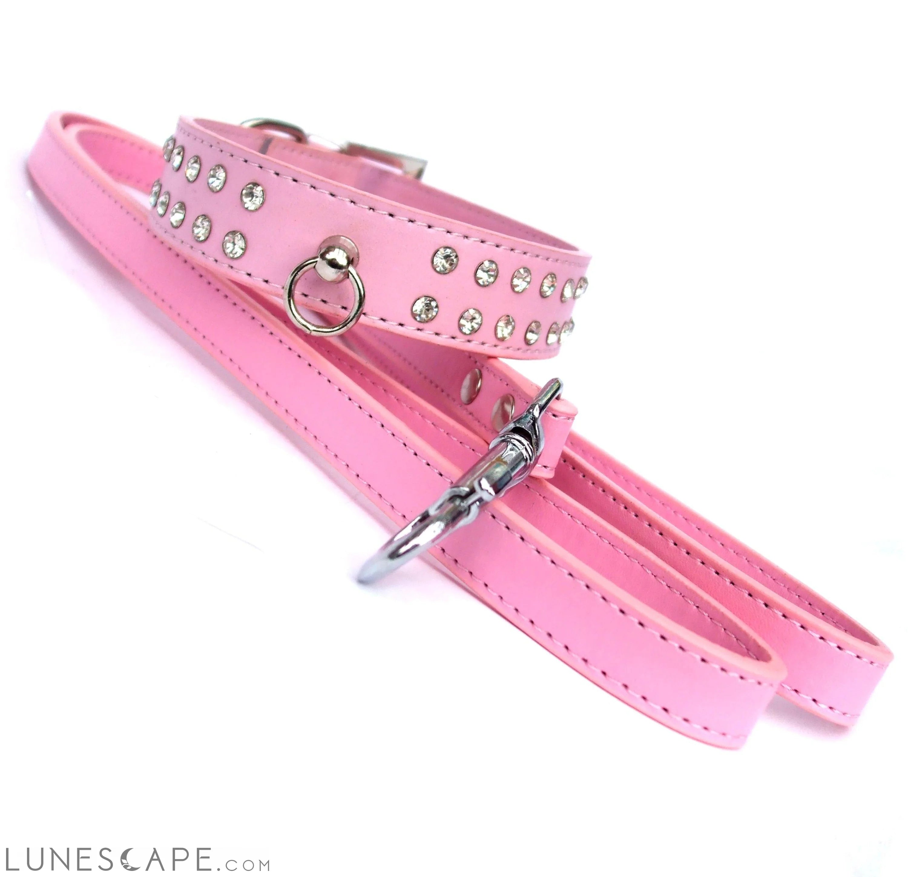 Crystal Encrusted Dog Collars 10-20" LUNESCAPE