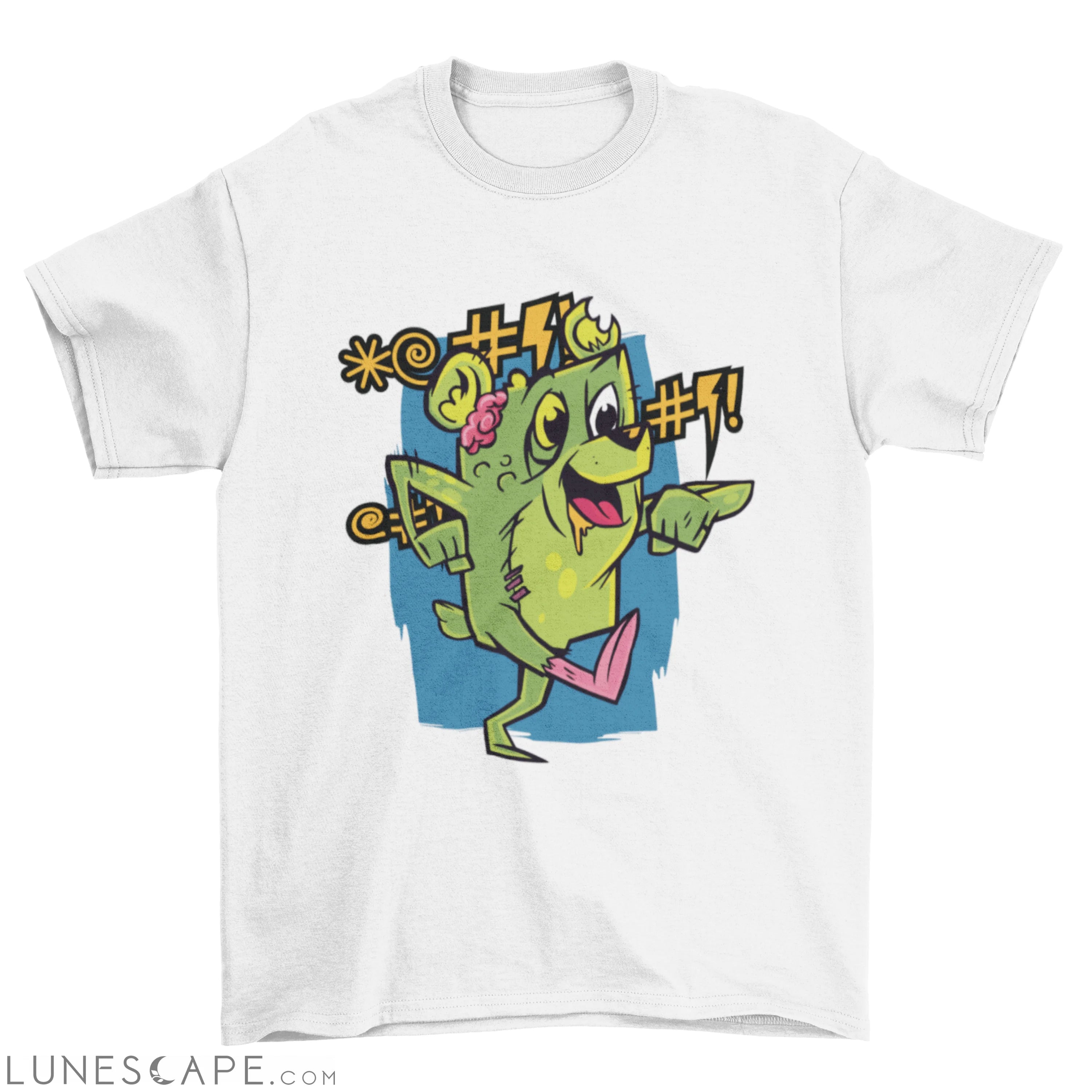 Cursing Zombie Teddy Bear T-shirt LUNESCAPE