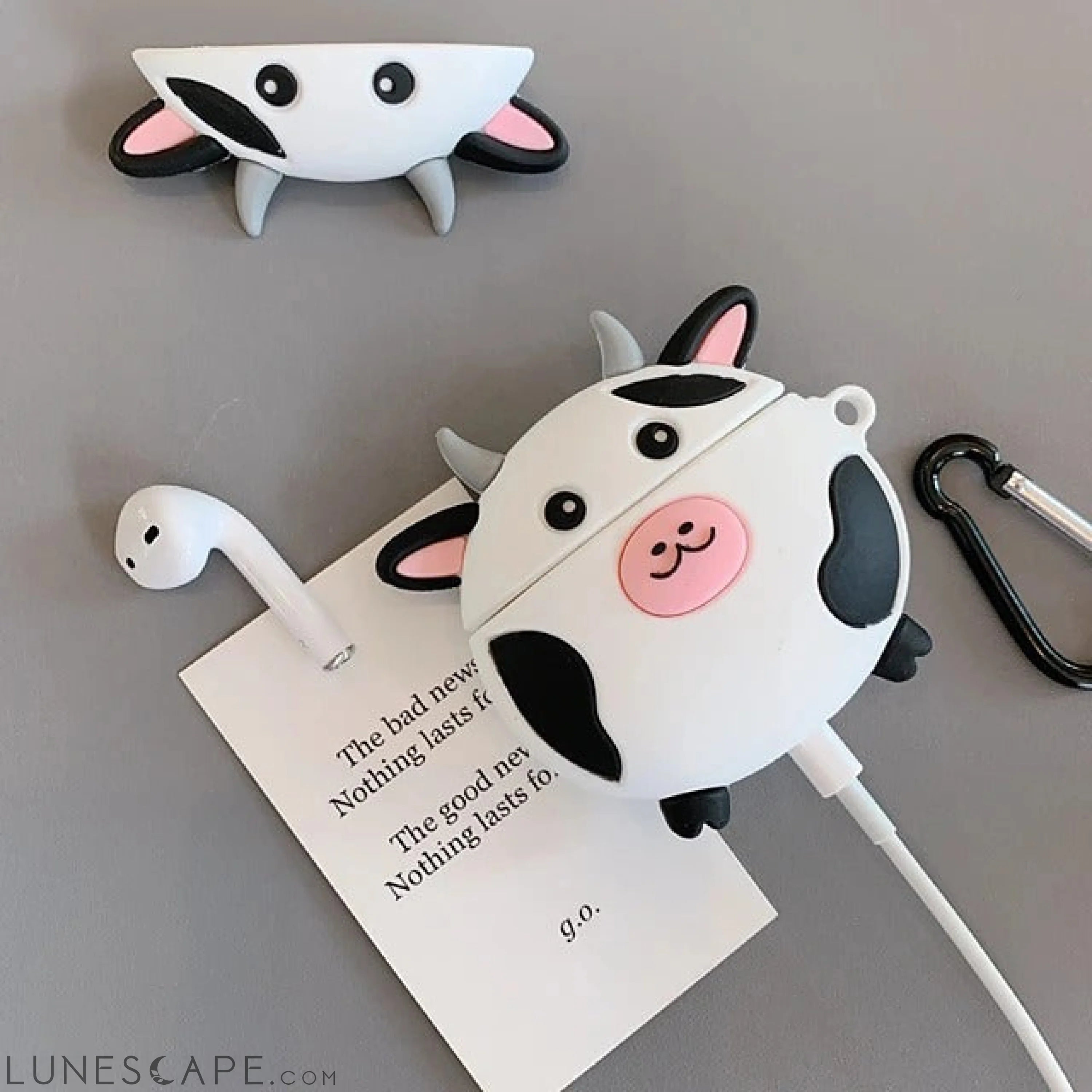 Cute Cartoon Cows AirPods Headphone Case LUNESCAPE