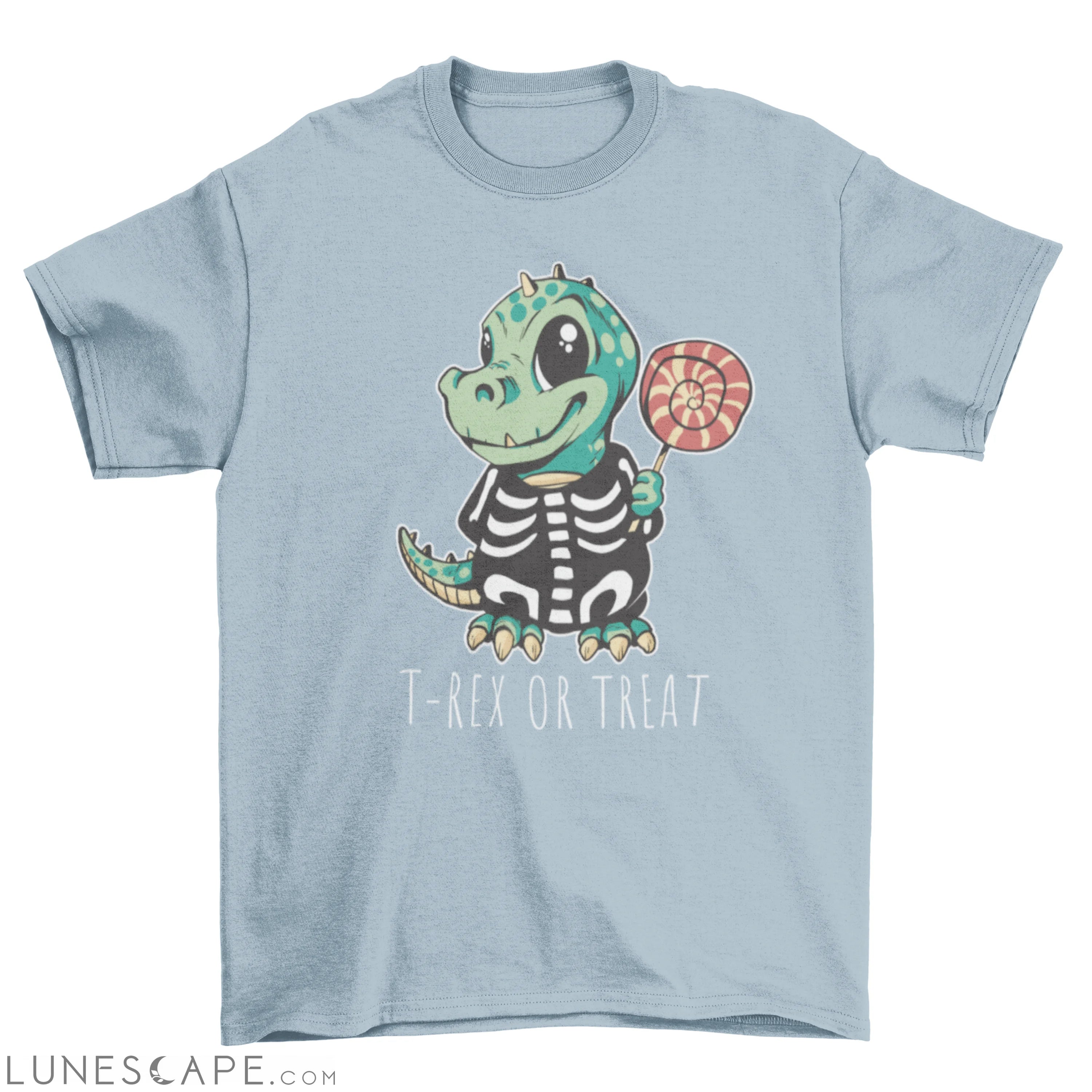Cute dinosaur in costume t-shirt LUNESCAPE