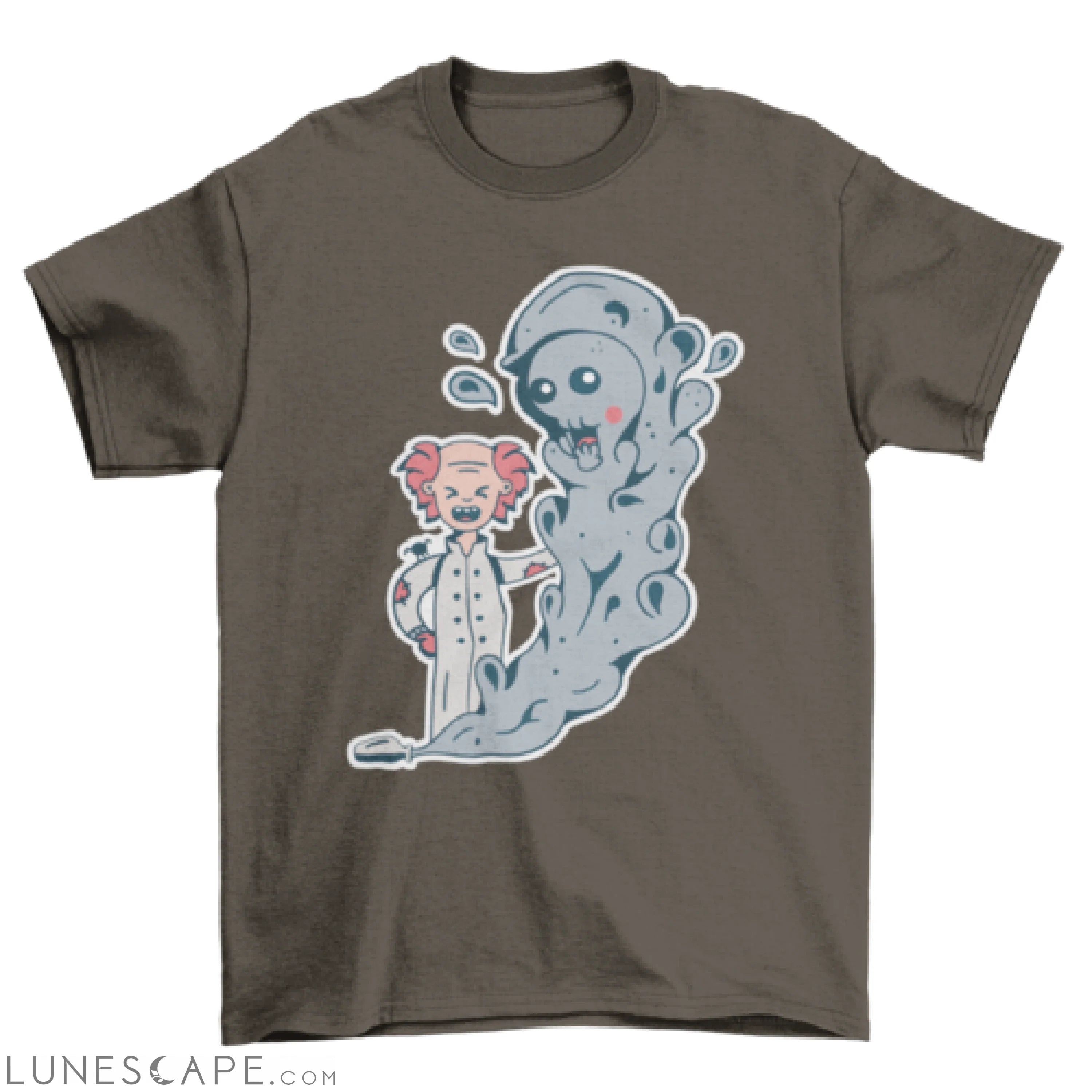 Cute Mad Scientist T-shirt Design LUNESCAPE