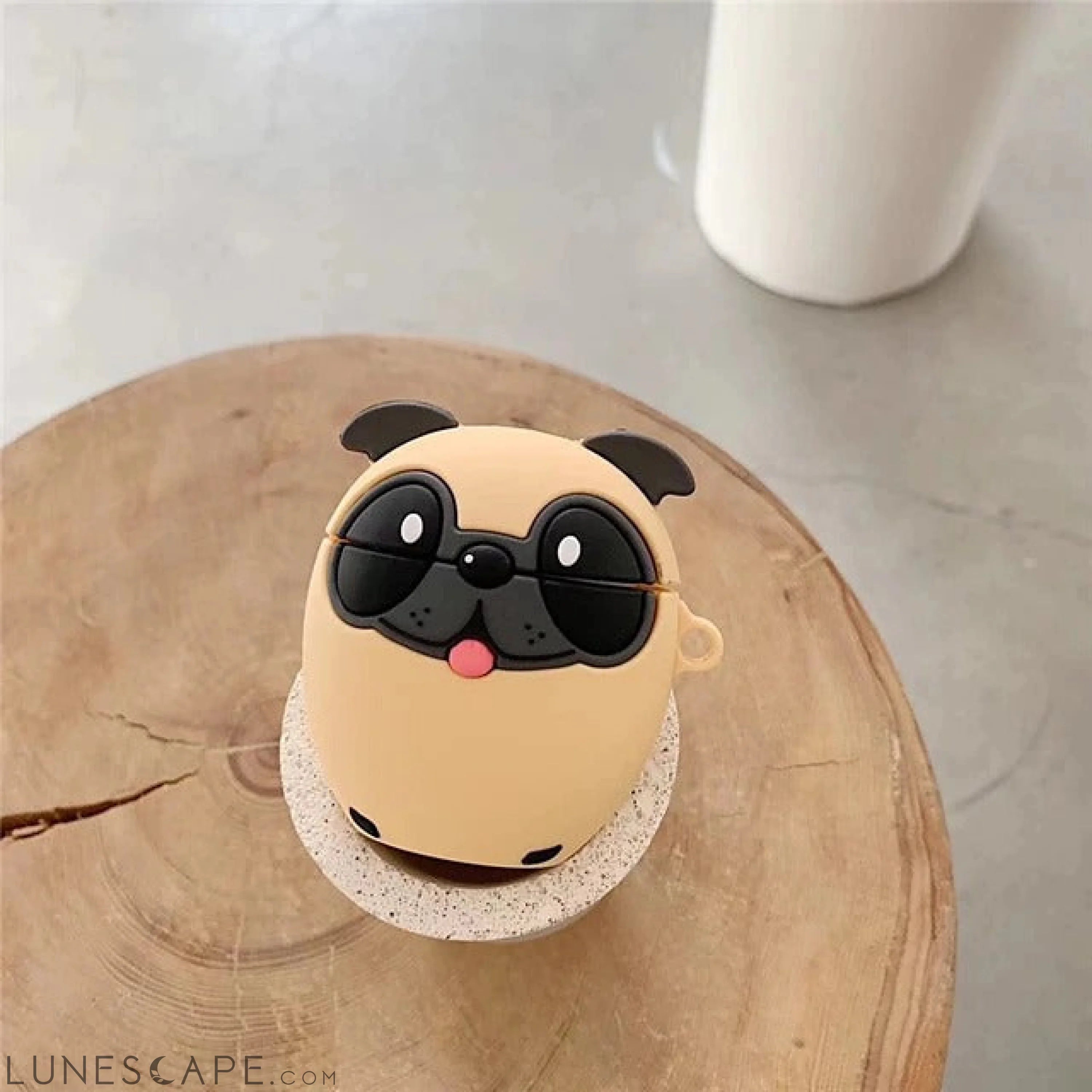 Cute Pug AirPods Headphone Case LUNESCAPE