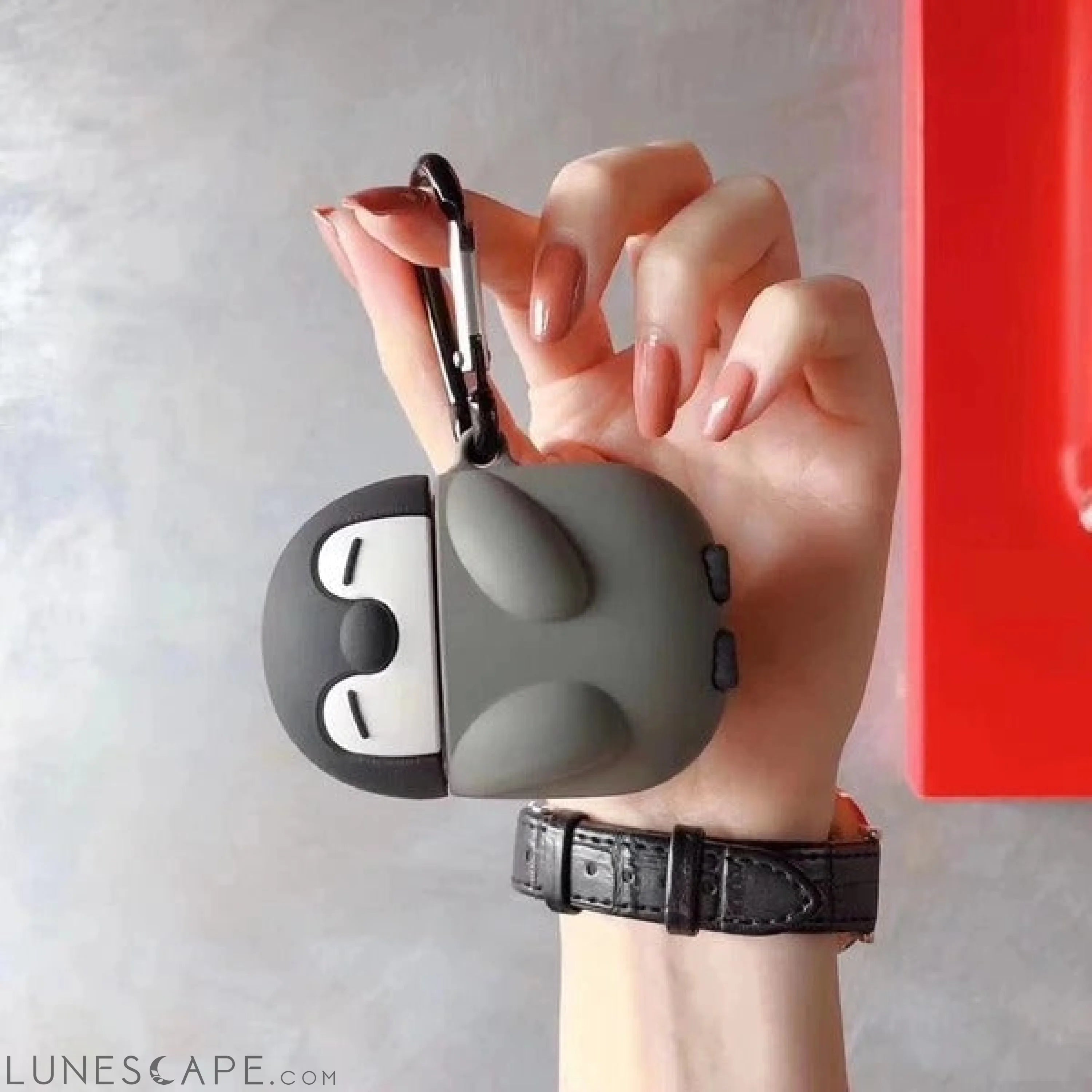 Cute Sleepy Penguin AirPods Case LUNESCAPE