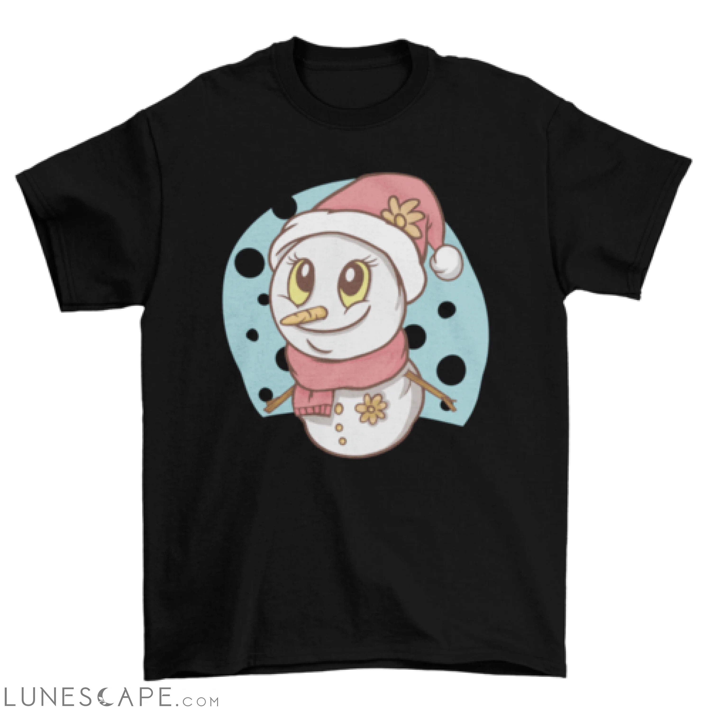 Cute snowman t-shirt LUNESCAPE