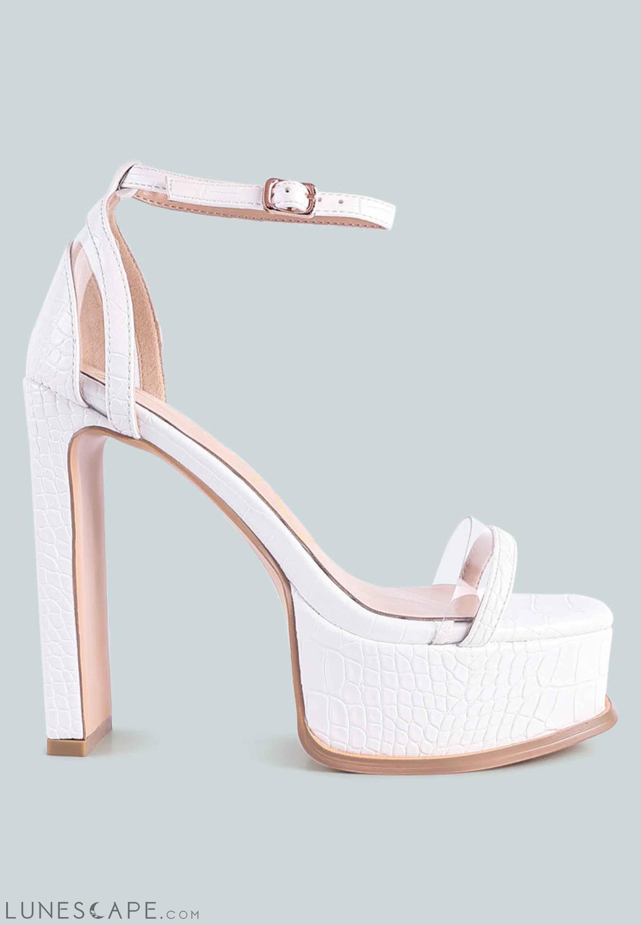 Cutlass High Heeled Chunky Sandals LUNESCAPE