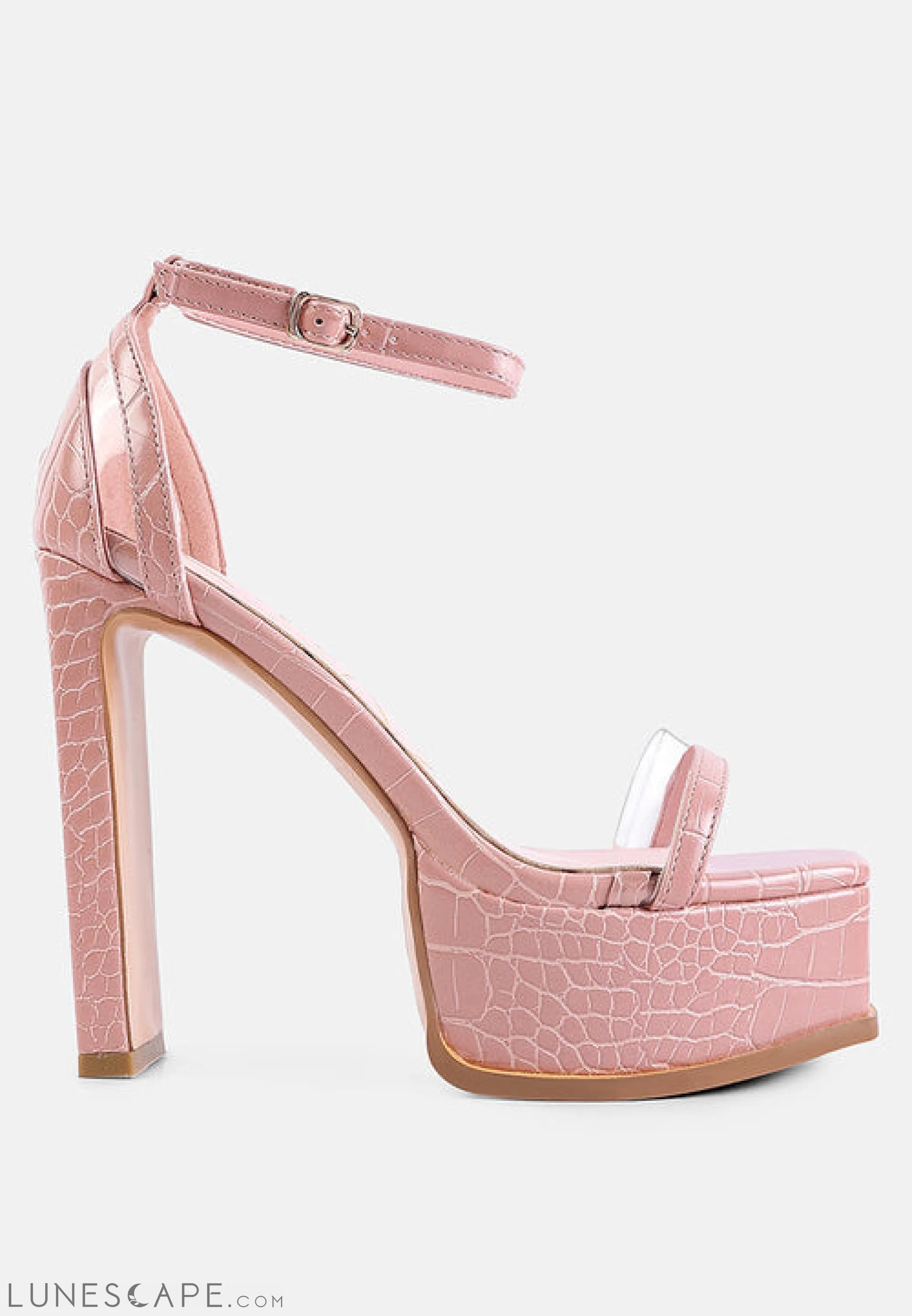 Cutlass High Heeled Chunky Sandals LUNESCAPE