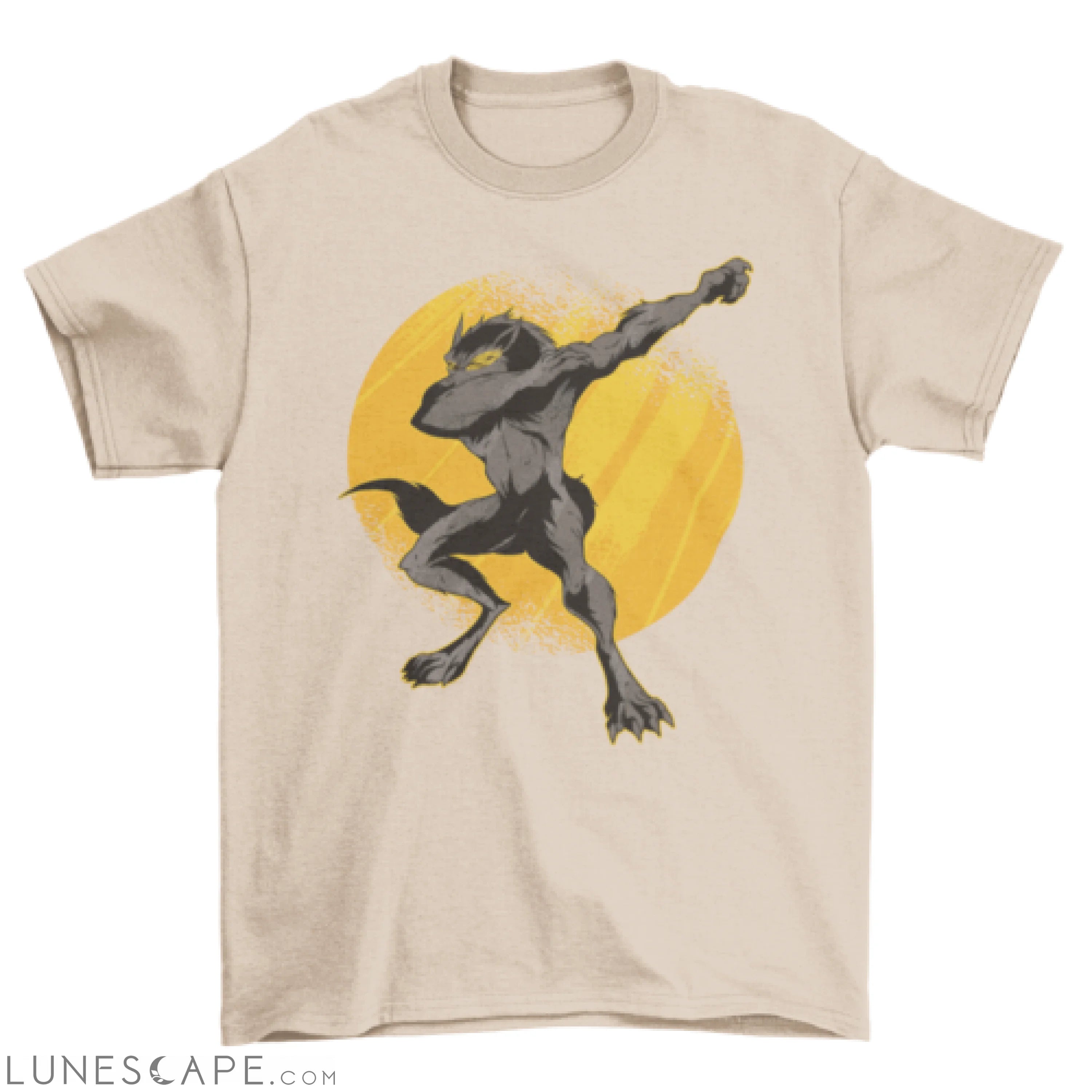 Dabbing Werewolf T-shirt LUNESCAPE