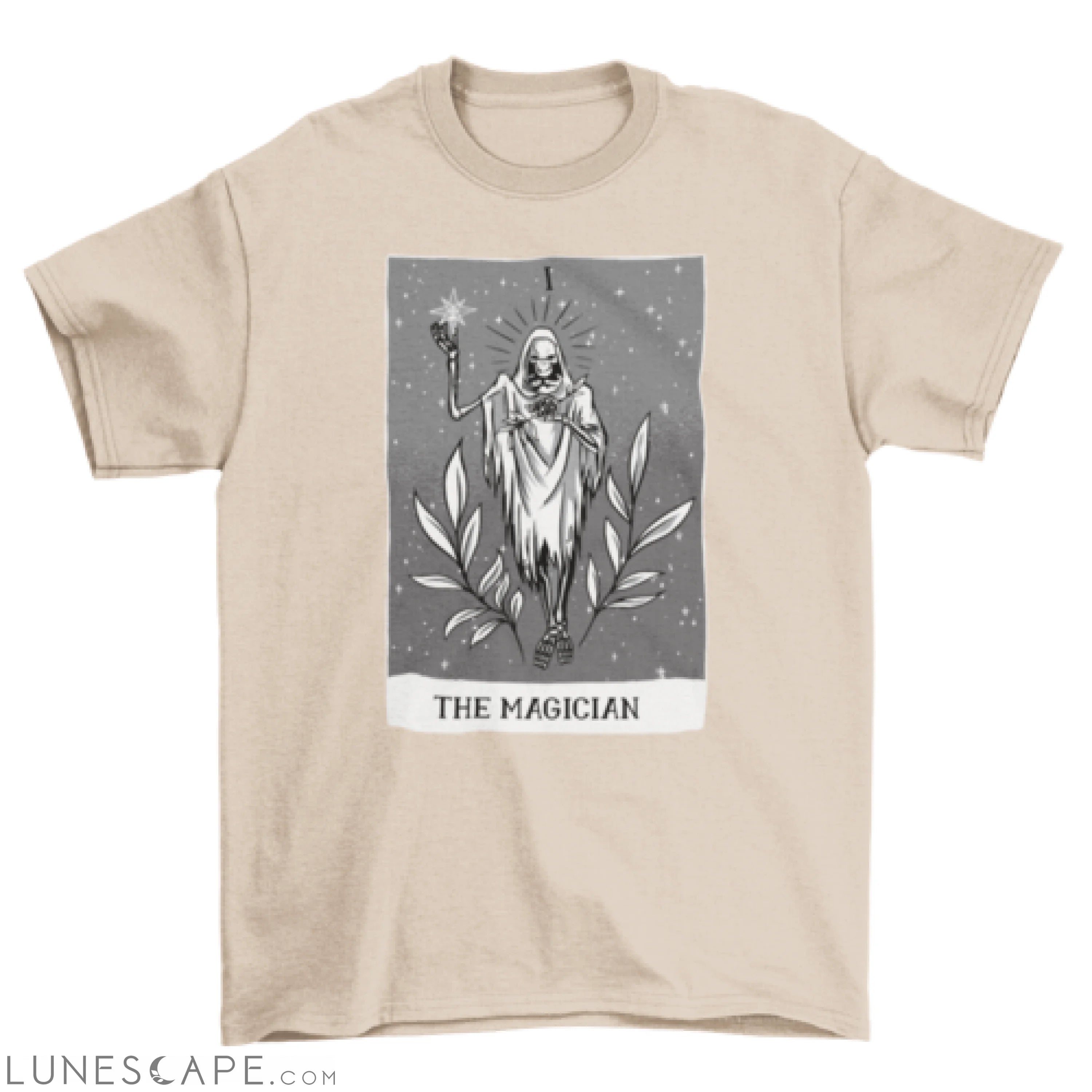 Dark Tarot Card The Magician T-shirt LUNESCAPE