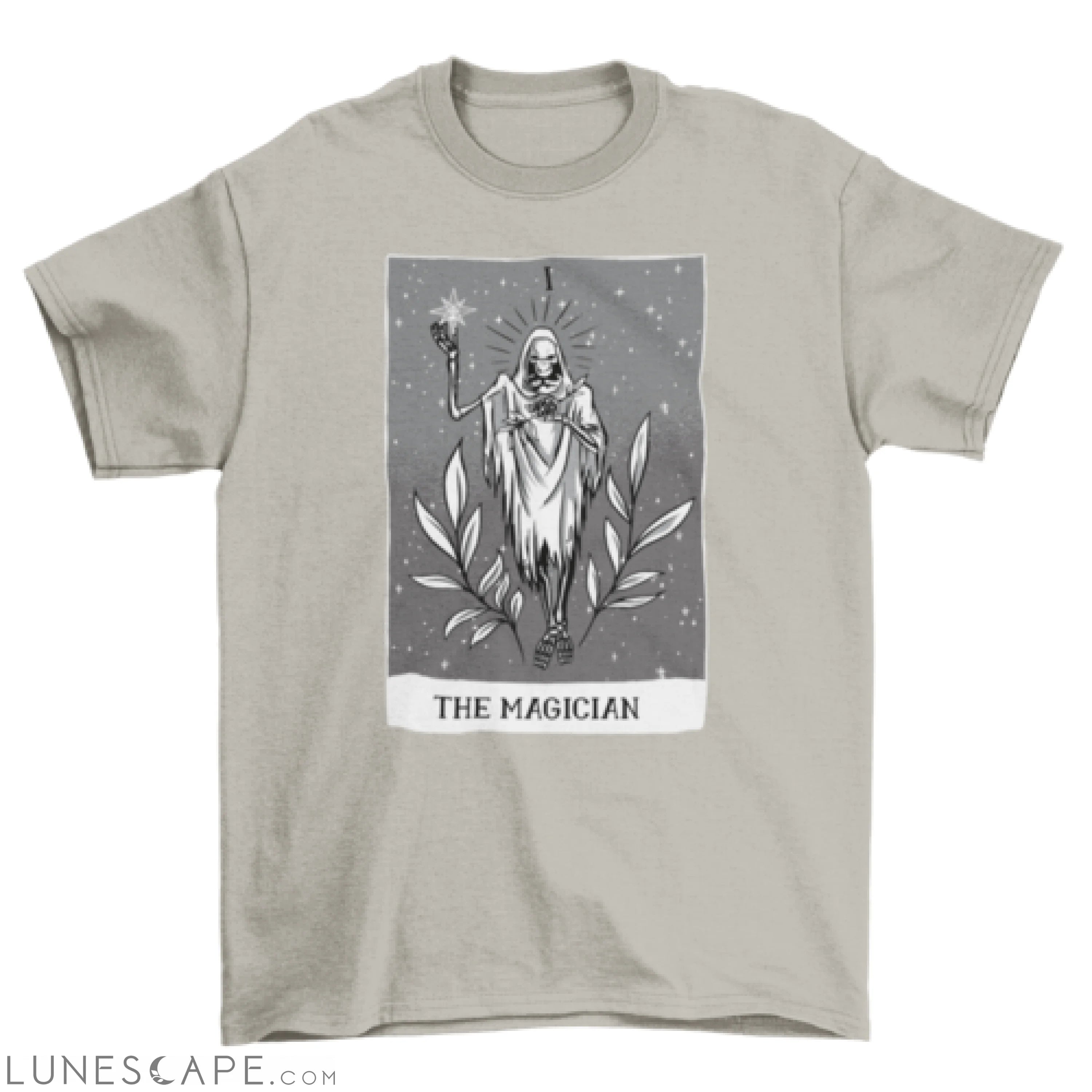 Dark Tarot Card The Magician T-shirt LUNESCAPE