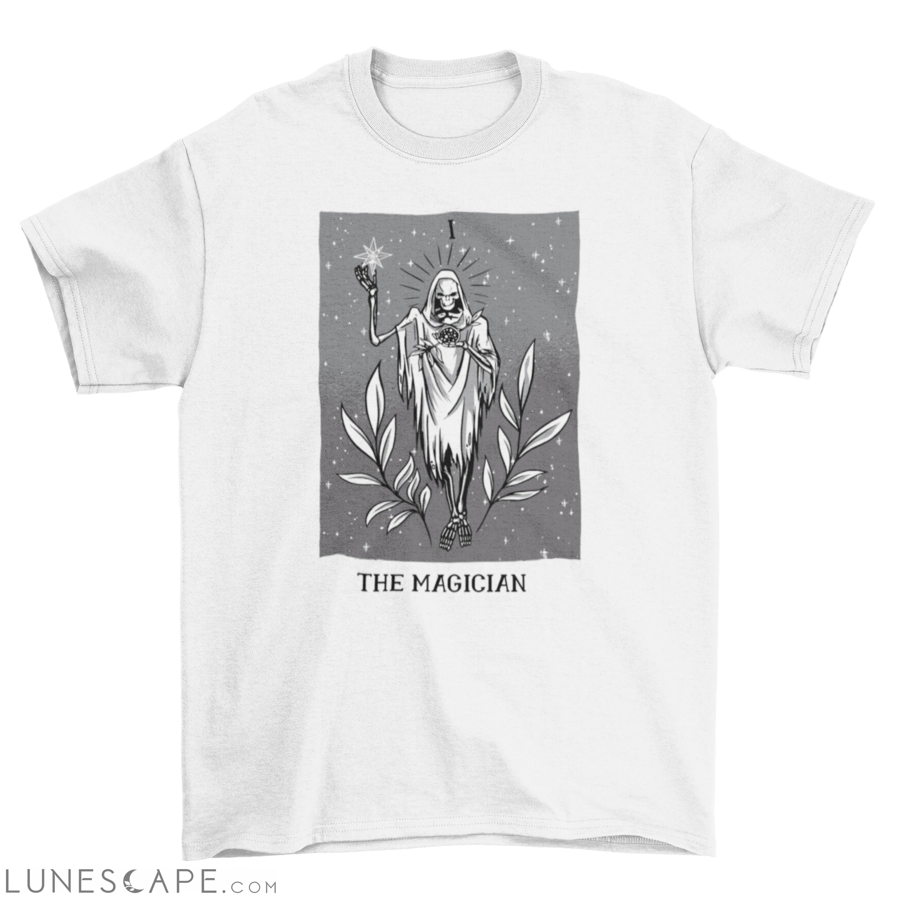 Dark Tarot Card The Magician T-shirt LUNESCAPE