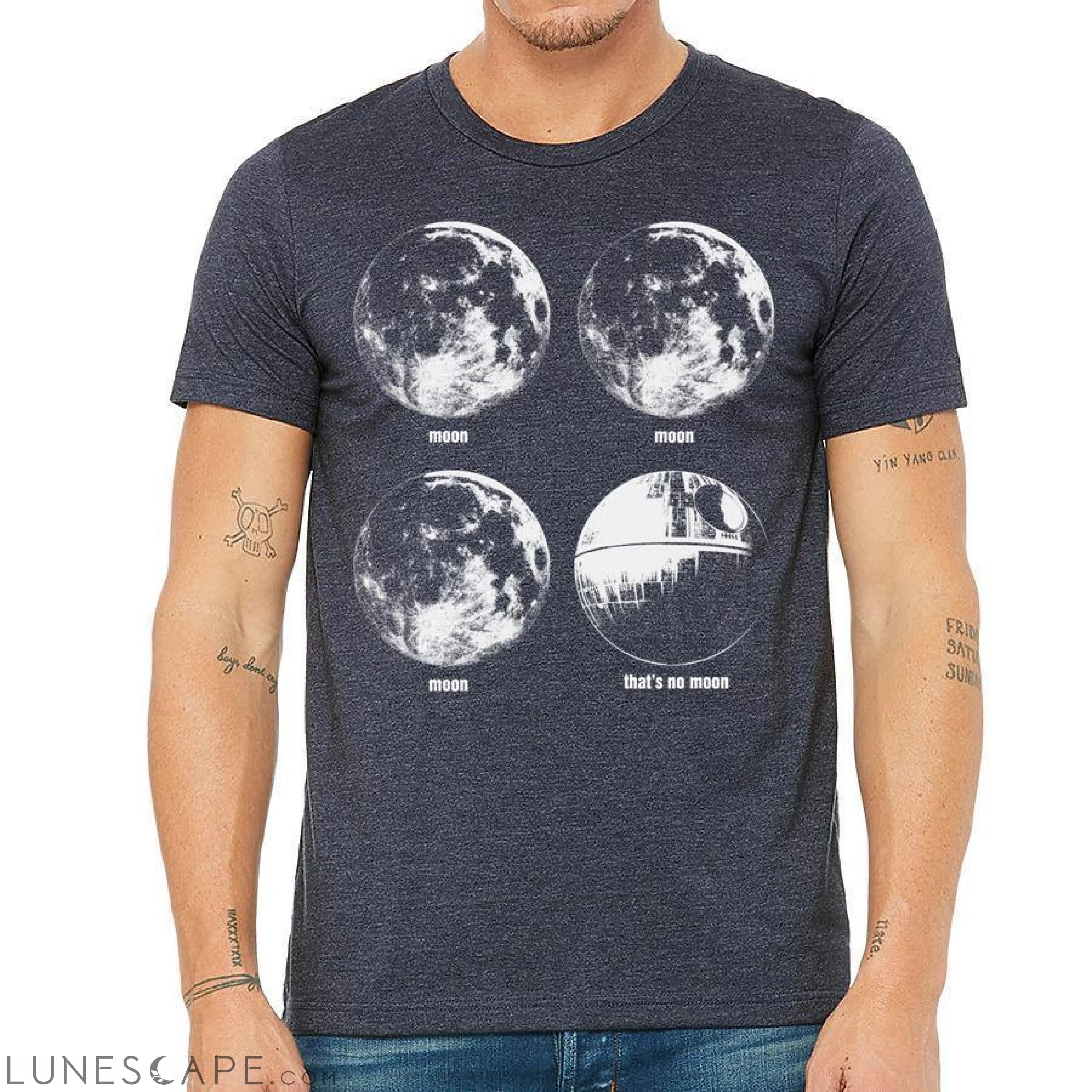 Death Star That's No Moon Graphic Tee - Star Wars LUNESCAPE
