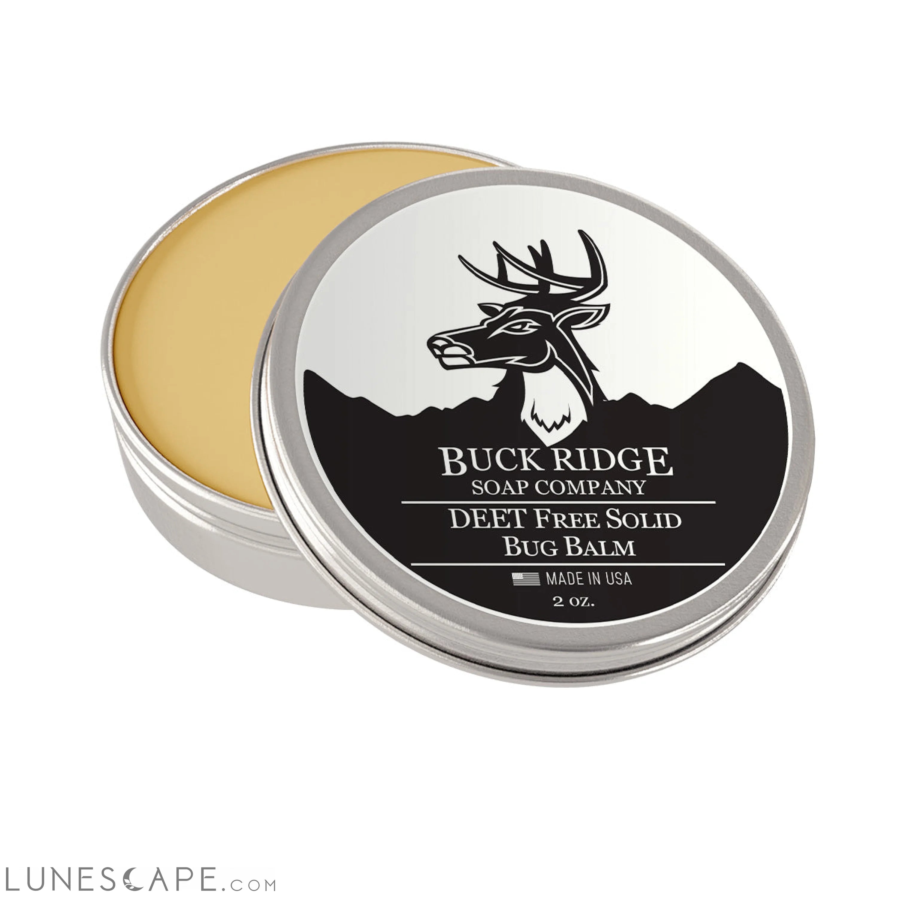 DEET Free Solid Bug Balm Insect Repellent LUNESCAPE