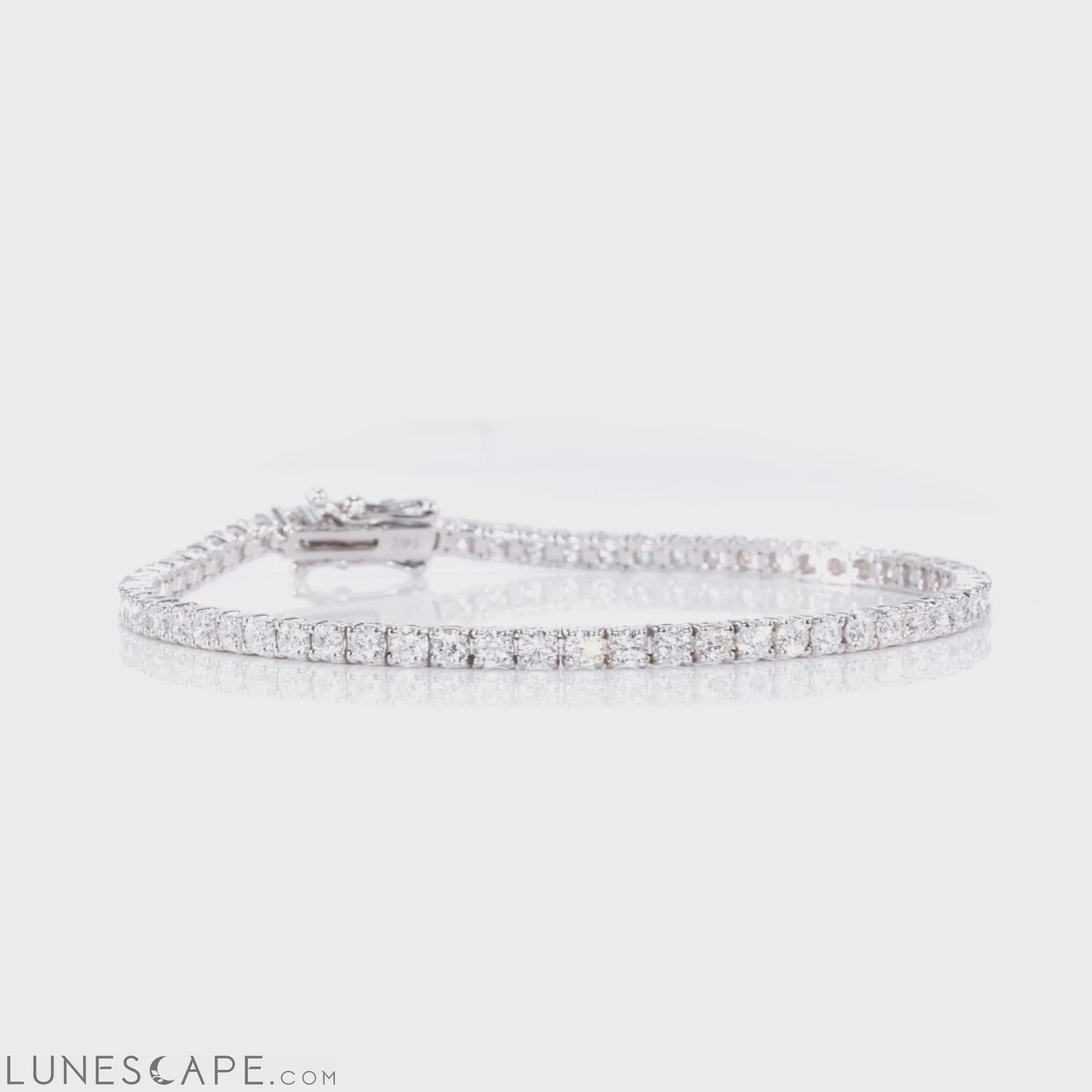 Diamond (G/Vs) Tennis Bracelet in Choice of 14K Yellow or 14k White Gold LUNESCAPE