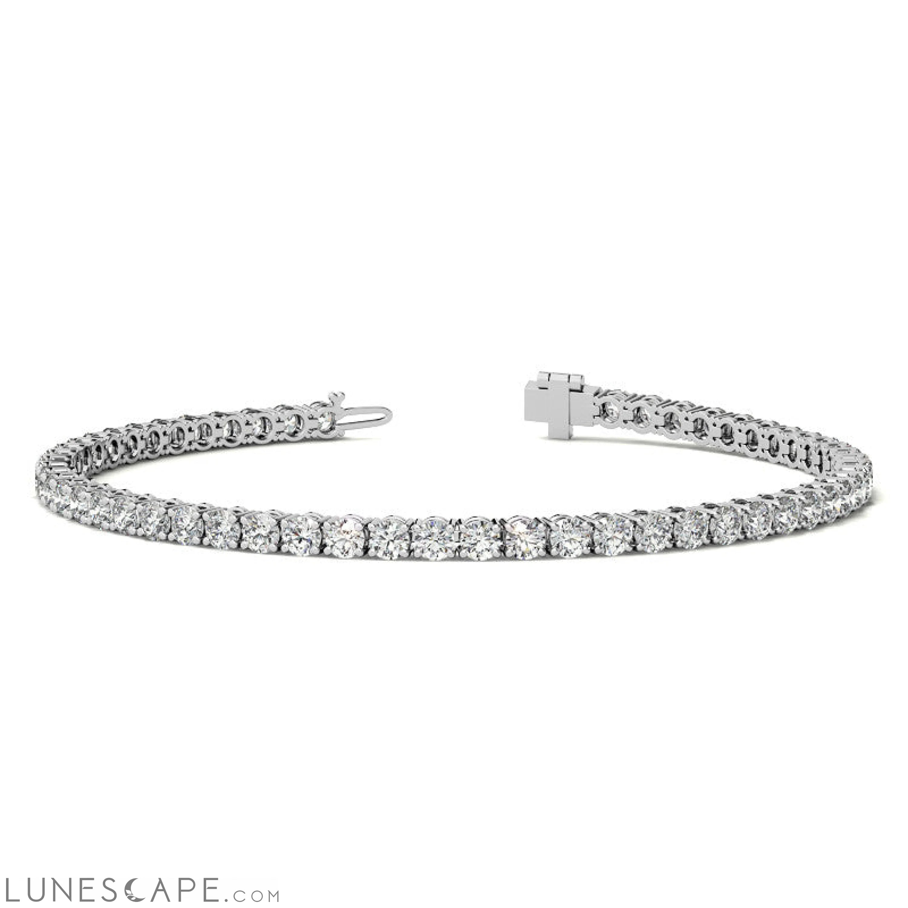 Diamond (G/Vs) Tennis Bracelet in Choice of 14K Yellow or 14k White Gold LUNESCAPE