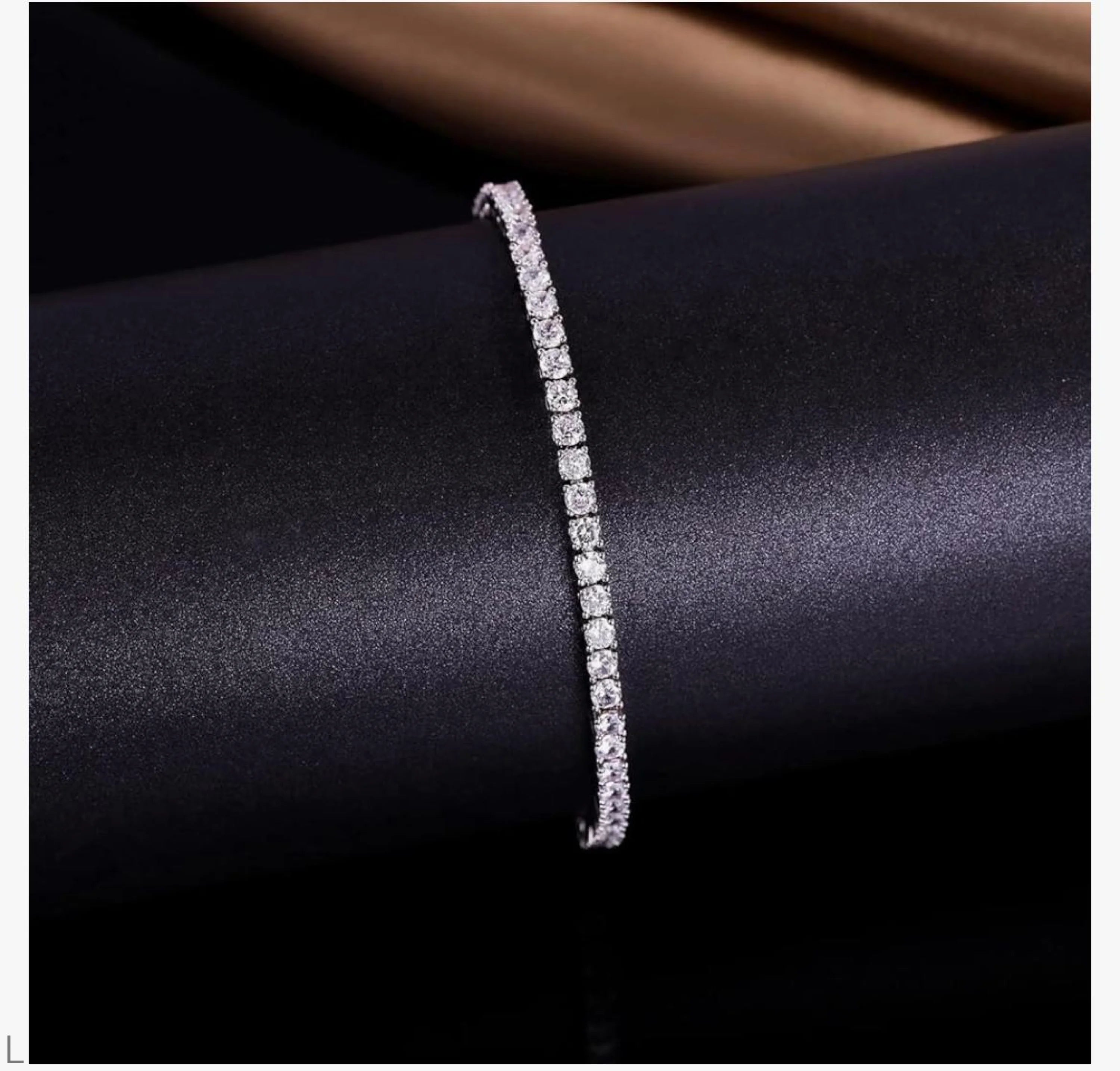 Diamond (G/Vs) Tennis Bracelet in Choice of 14K Yellow or 14k White Gold LUNESCAPE