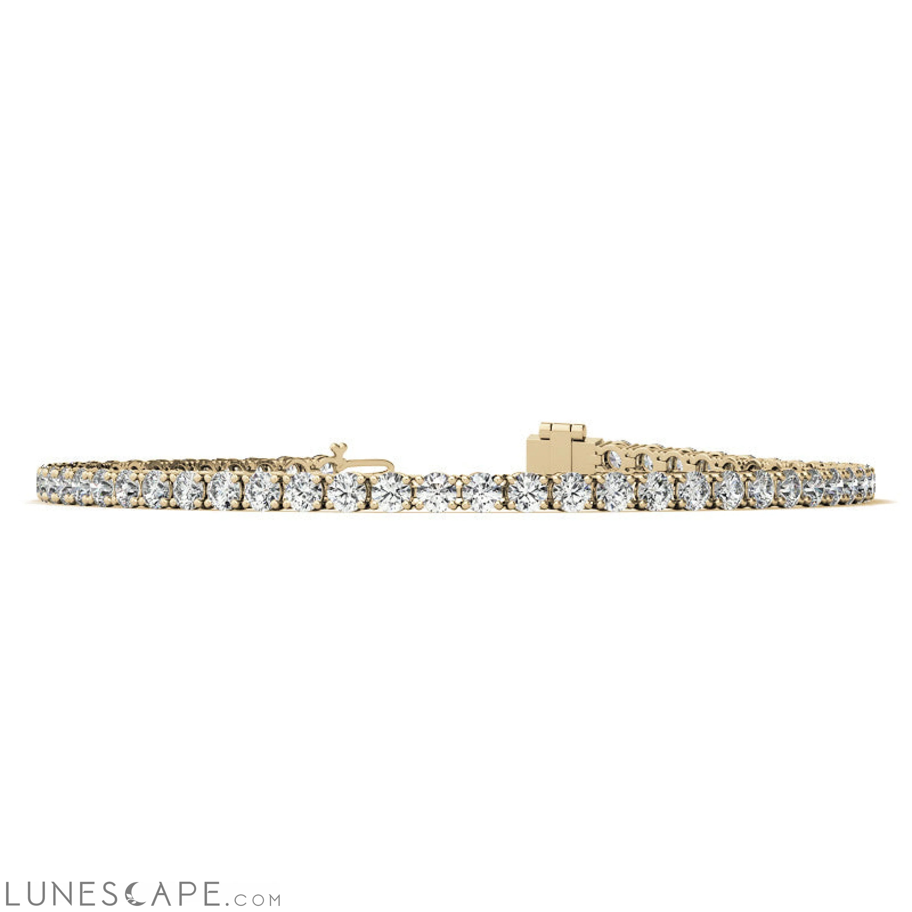 Diamond (G/Vs) Tennis Bracelet in Choice of 14K Yellow or 14k White Gold LUNESCAPE