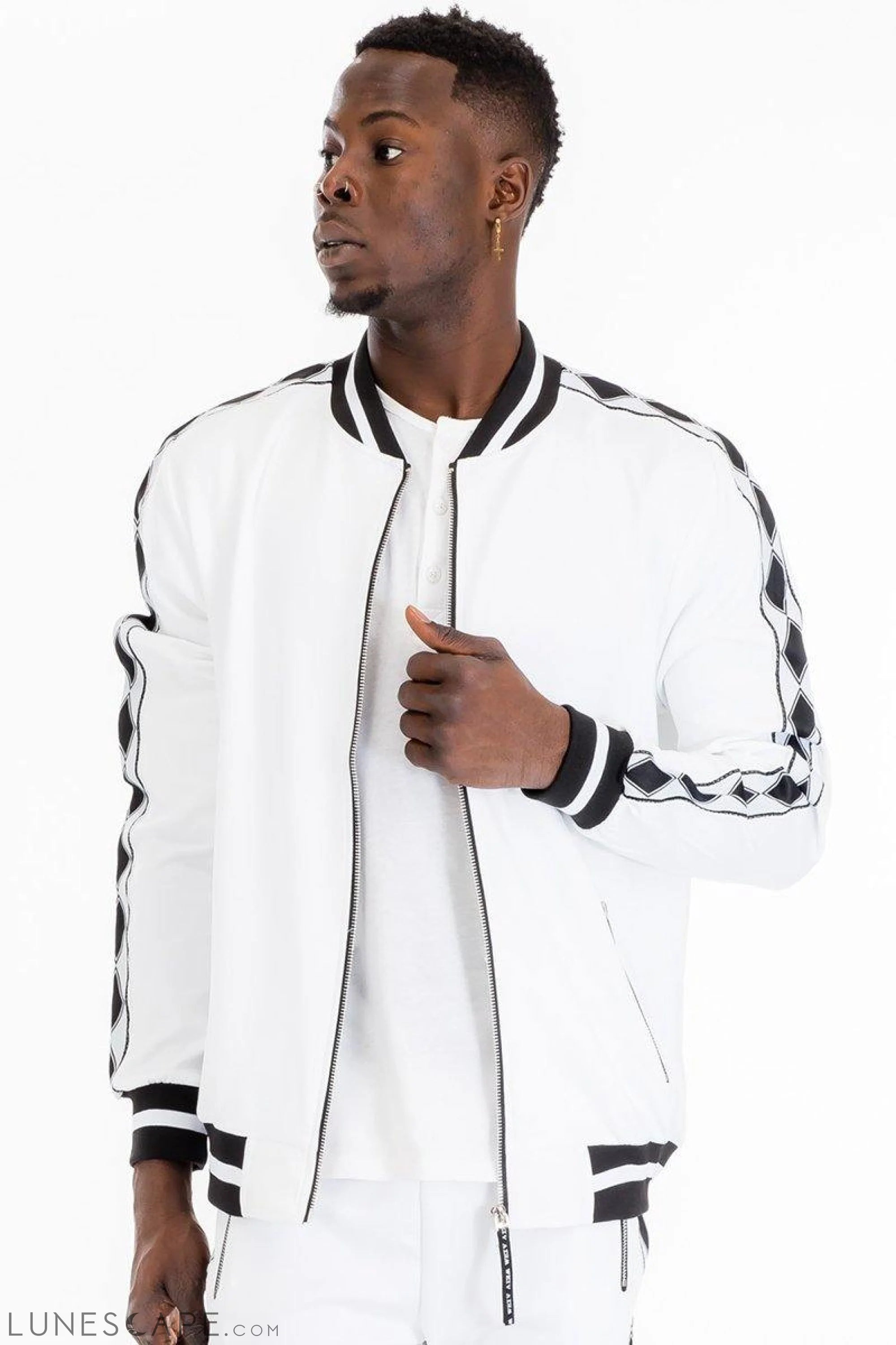 DIAMOND TAPE TRACK JACKET LUNESCAPE