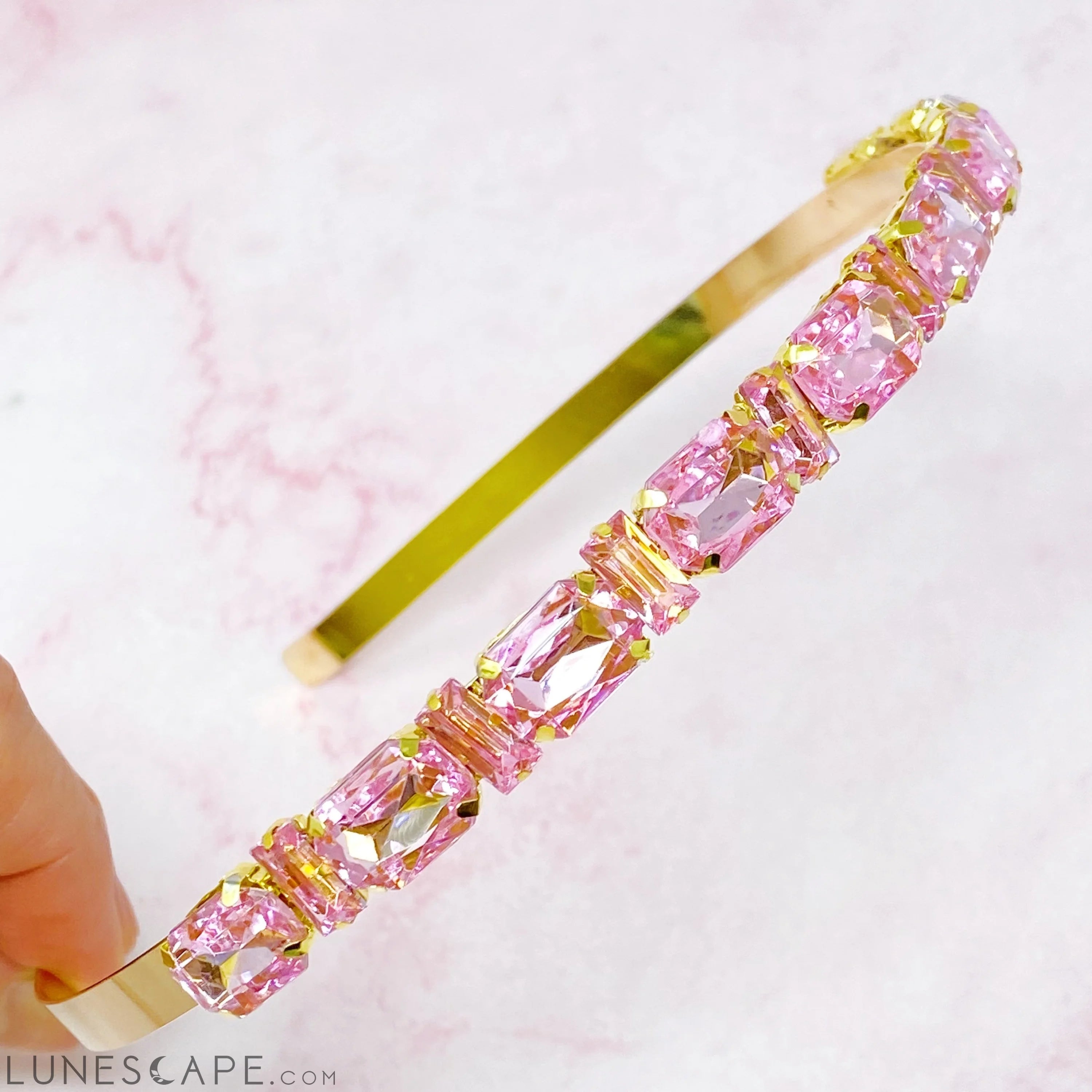 Diamonds in a Row Headband LUNESCAPE
