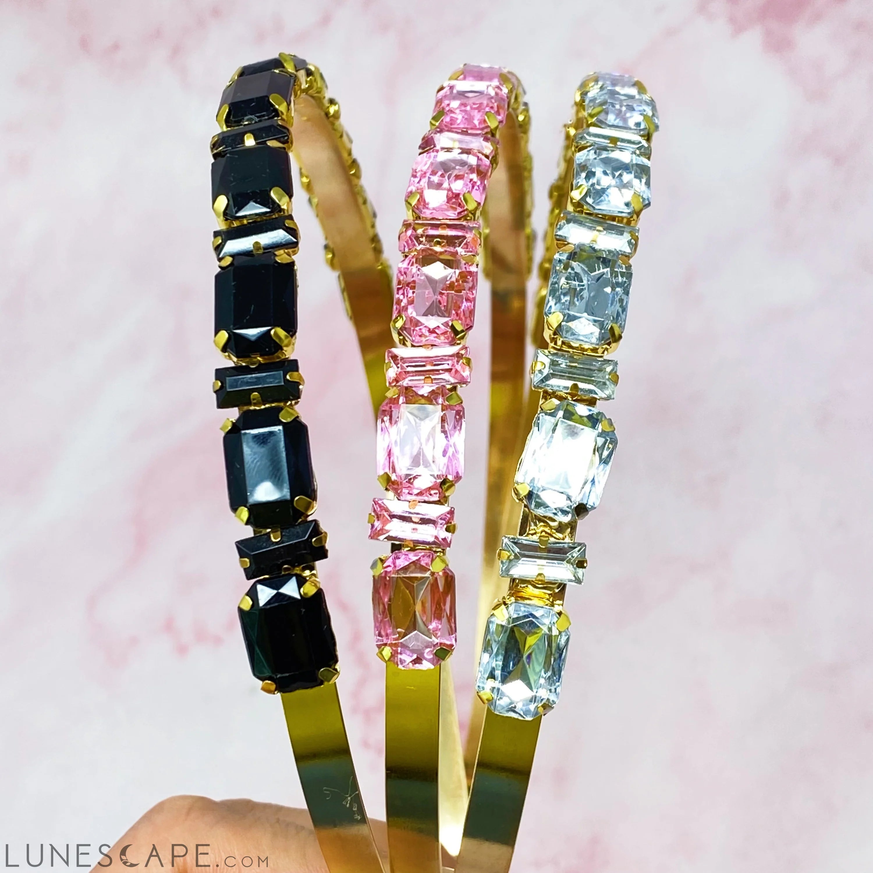 Diamonds in a Row Headband LUNESCAPE
