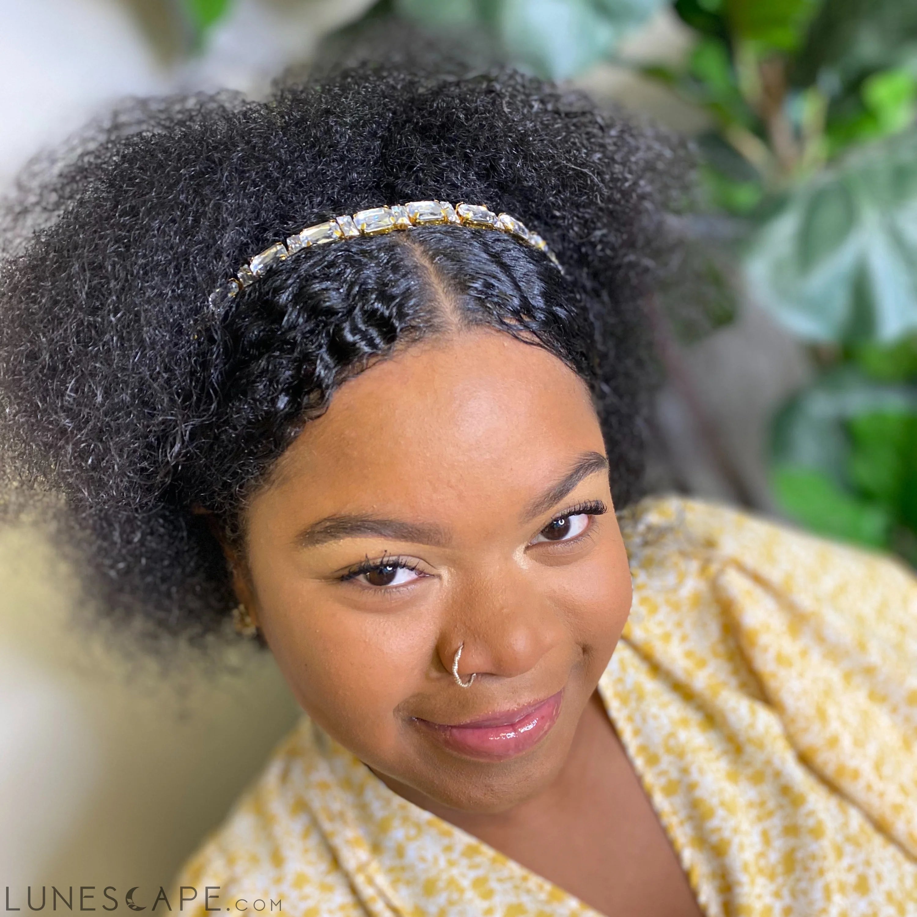 Diamonds in a Row Headband LUNESCAPE